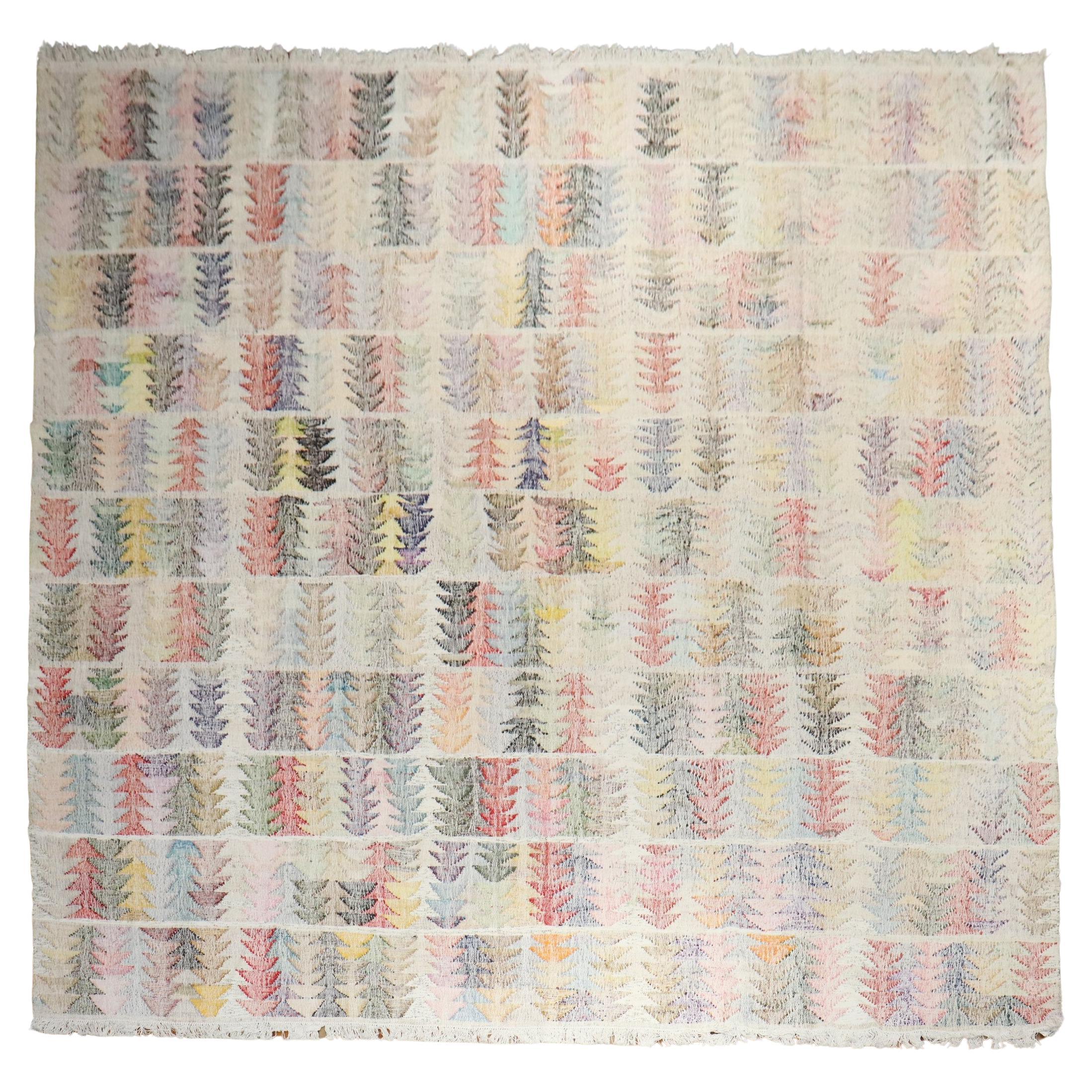 Colección Zabihi Kilim turco geométrico oversize de inspiración vintage