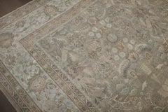 Zabihi Collection Oversize Gray Green North Indian Early 20th Century Rug