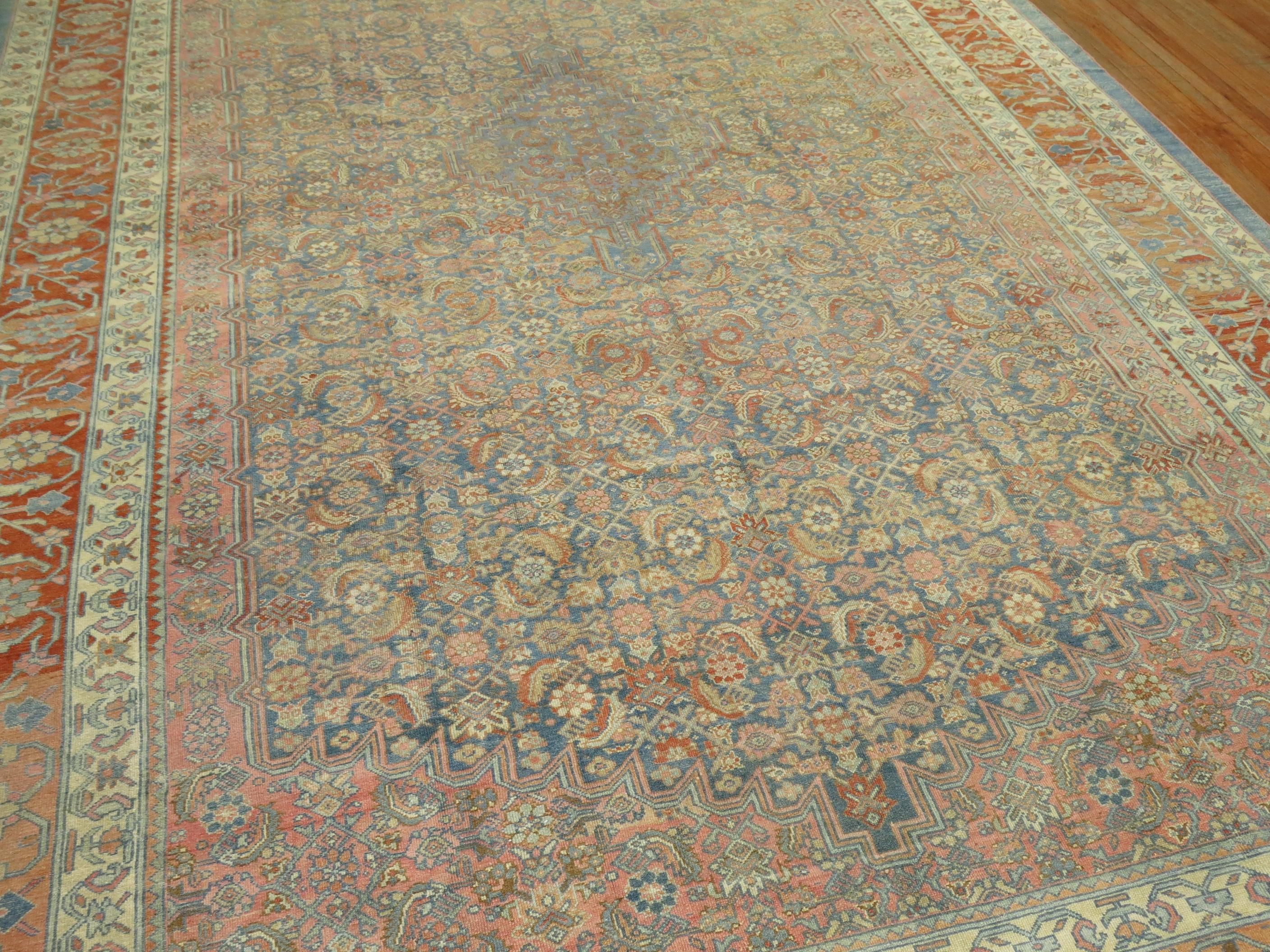 Persiano Tappeto persiano Bibikabad oversize della Collection'S di Zabihi in vendita