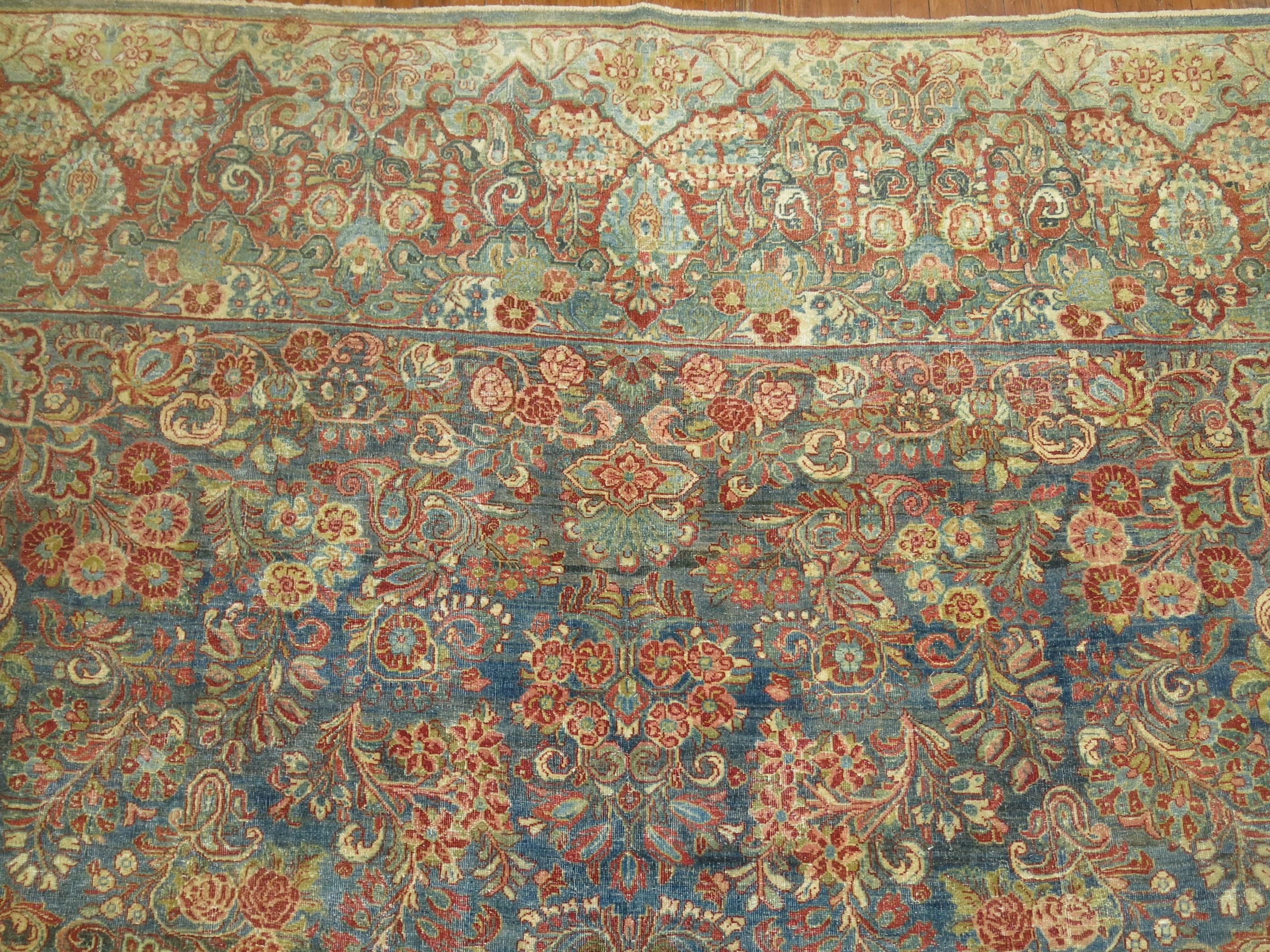 Zabihi Collection Übergroßer Persischer Sarouk-Teppich im Angebot 7