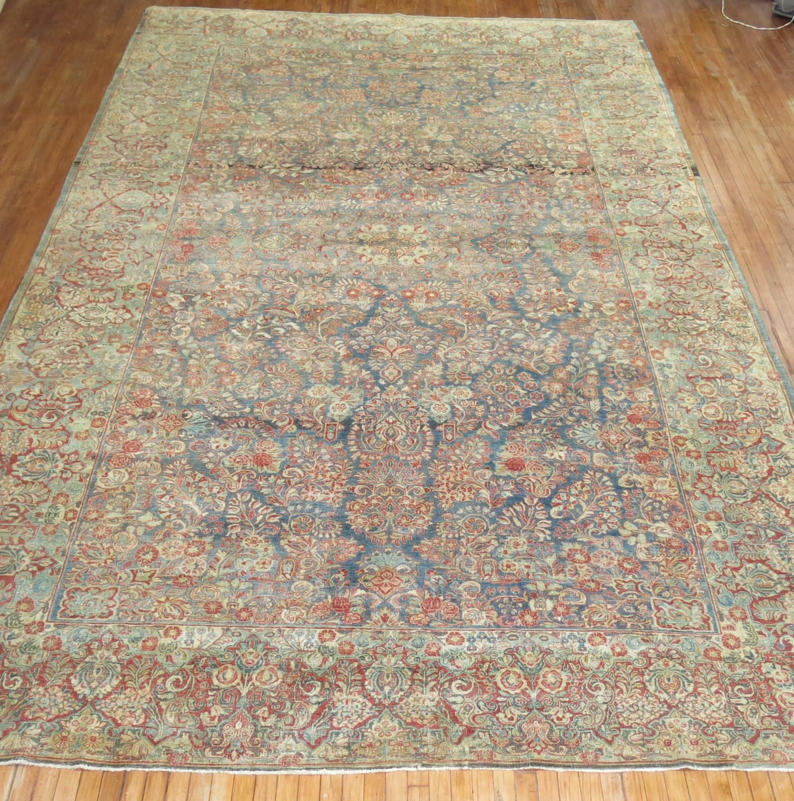 Zabihi Collection Übergroßer Persischer Sarouk-Teppich (Wolle) im Angebot