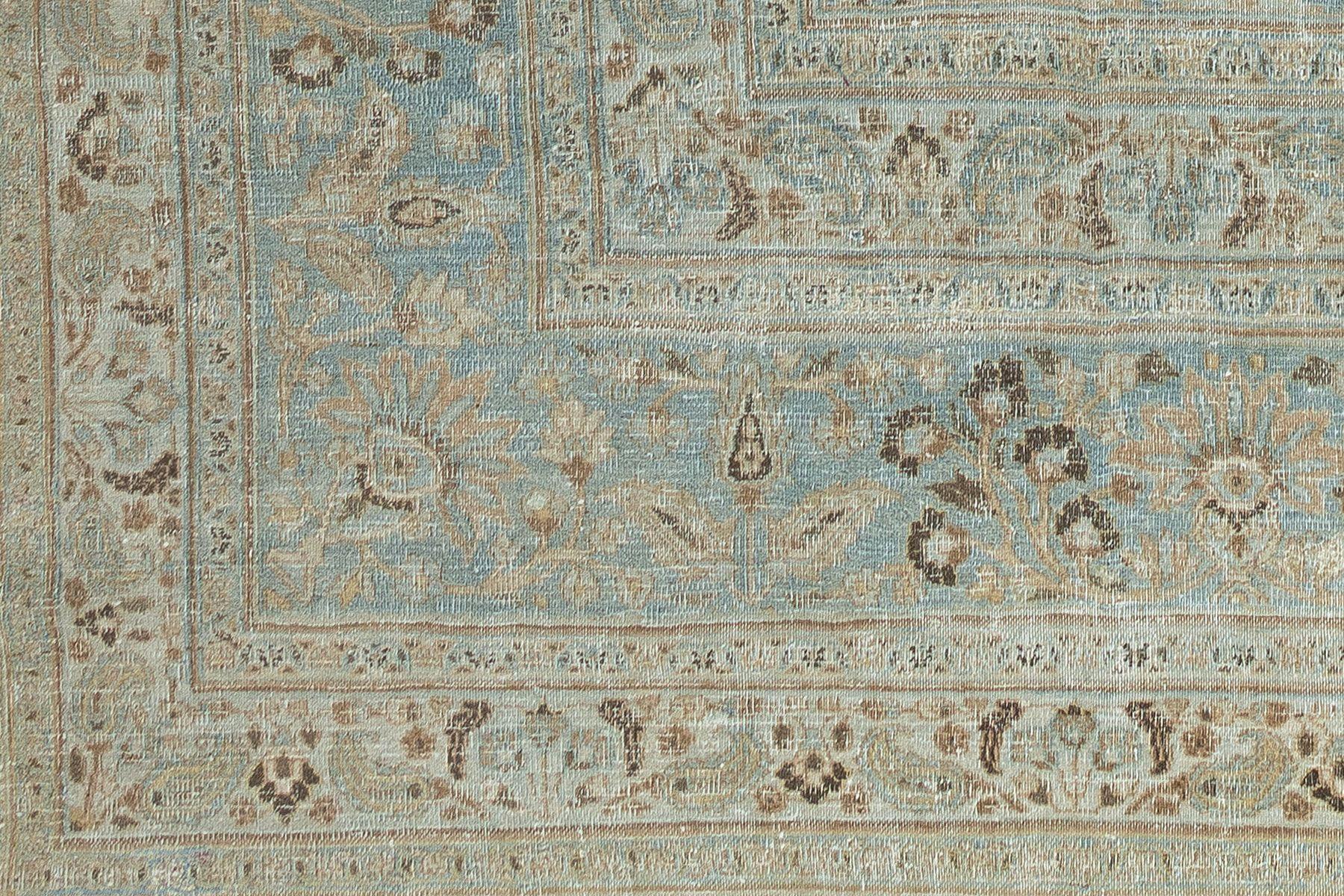 Tapis carré ancien persan Doroksh de la collection Zabihi en vente 11