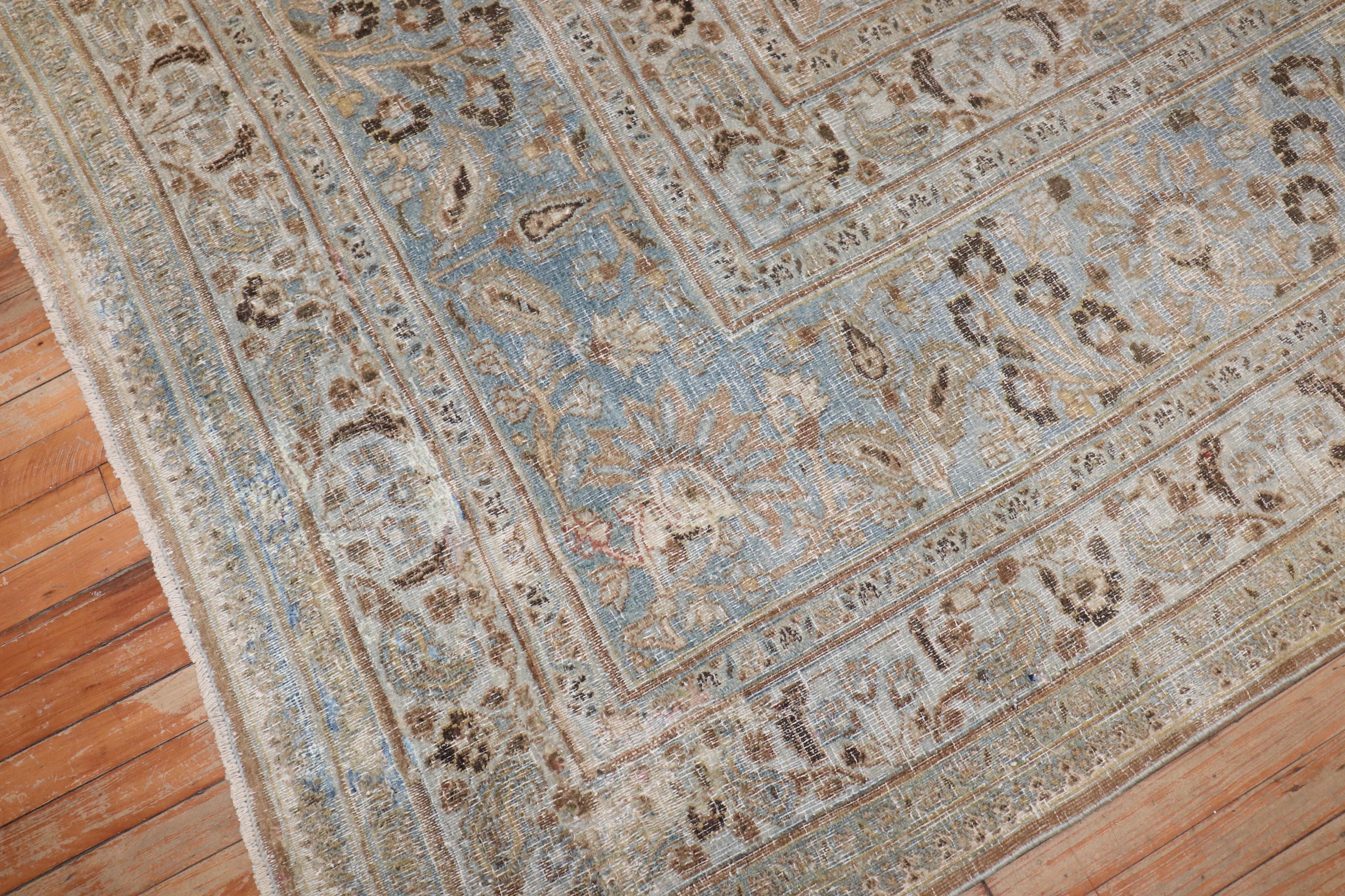 20ième siècle Tapis carré ancien persan Doroksh de la collection Zabihi en vente