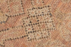 Zabihi Collection Oversize Square Turkish Oushak Salmon Peach Color Rug