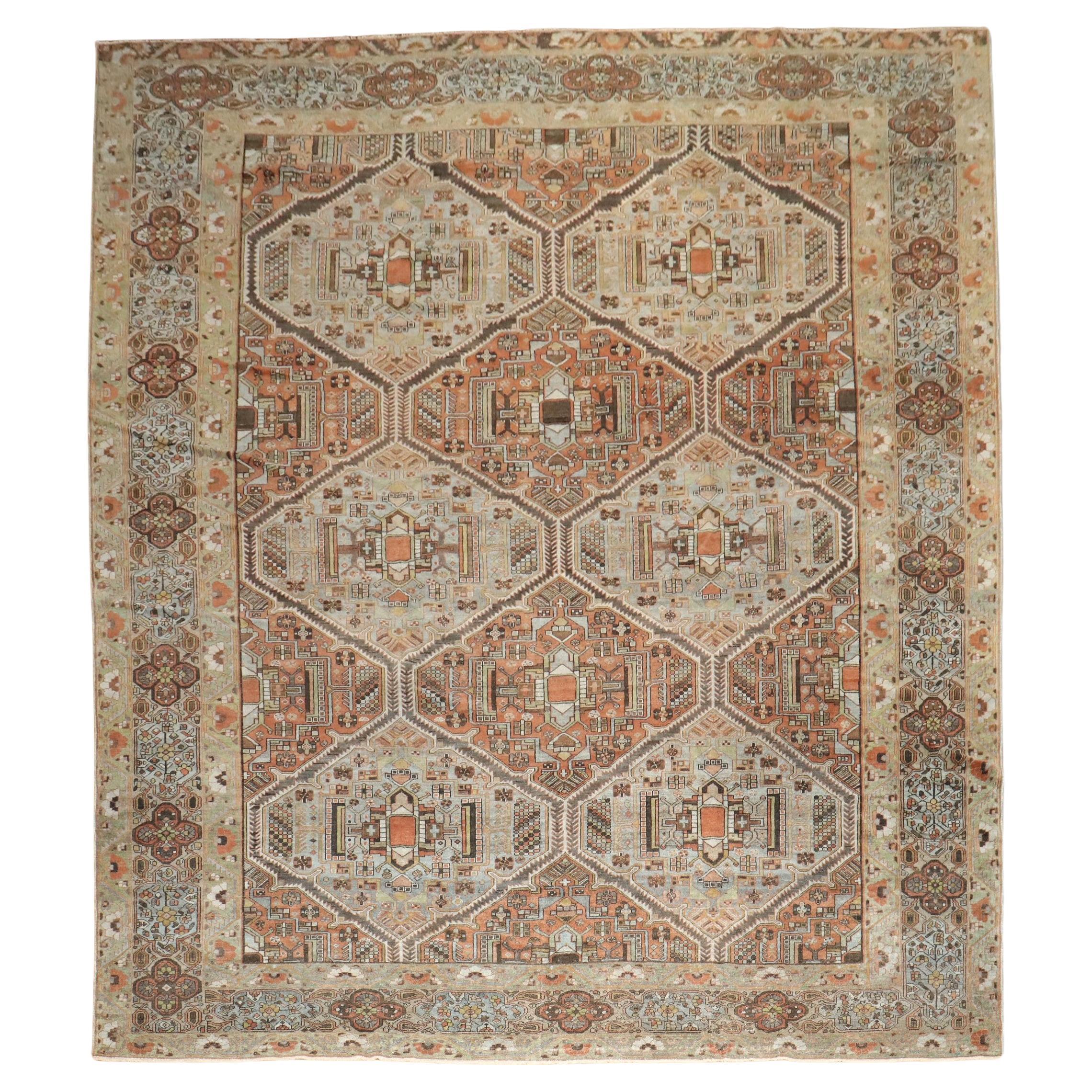 Zabihi Collection Oversize Tribal Persian Bakhtiari Rug