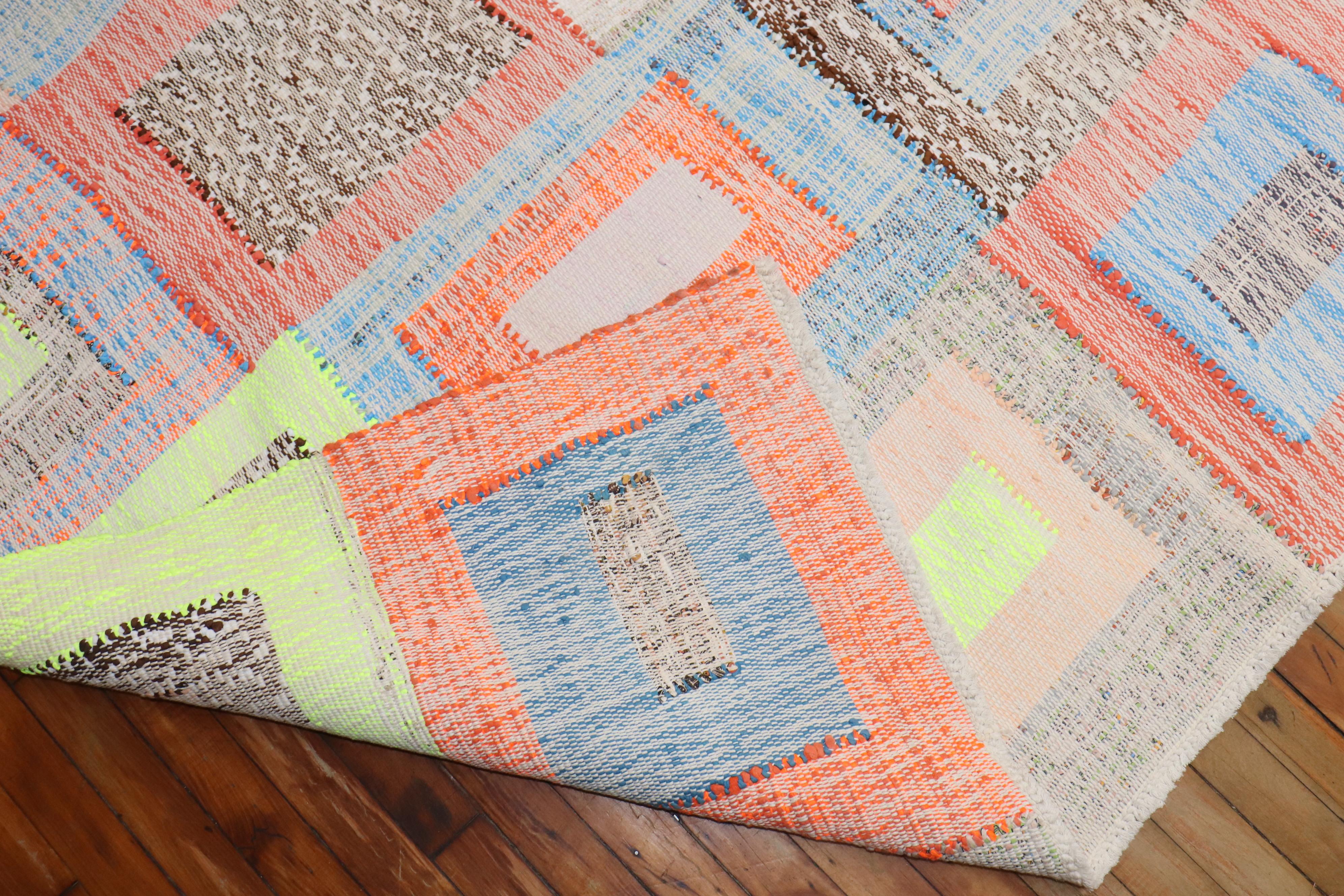Colección Zabihi Kilim Turco Sobredimensionado de Inspiración Vintage en venta 2