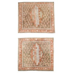 Zabihi Collection Paar antike persische Kurdenteppiche