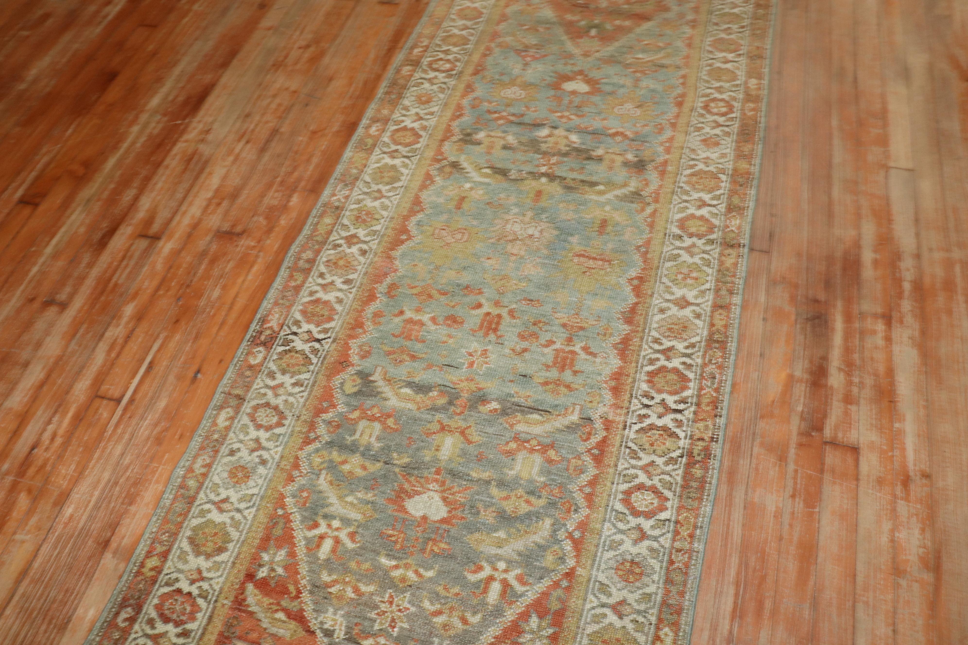 Zabihi Collection Pair of Persian Antique Runners For Sale 2