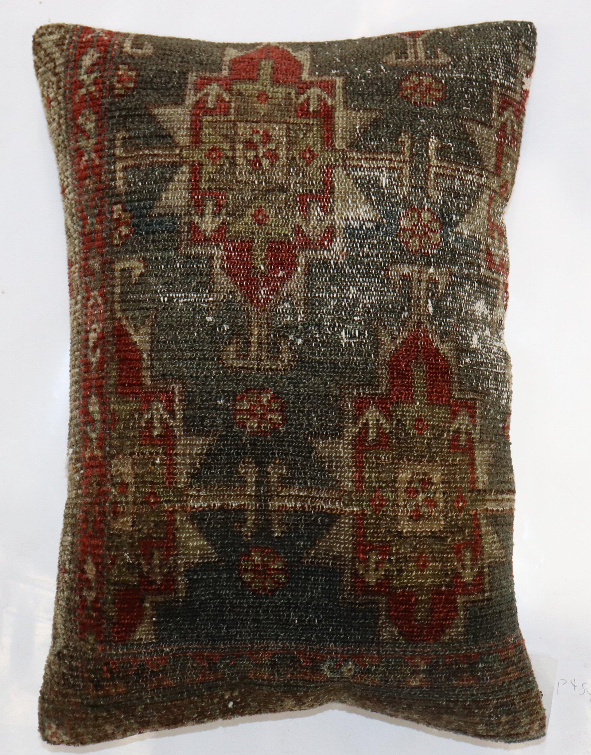 Asian Zabihi Collection Pair of Persian Pillows For Sale