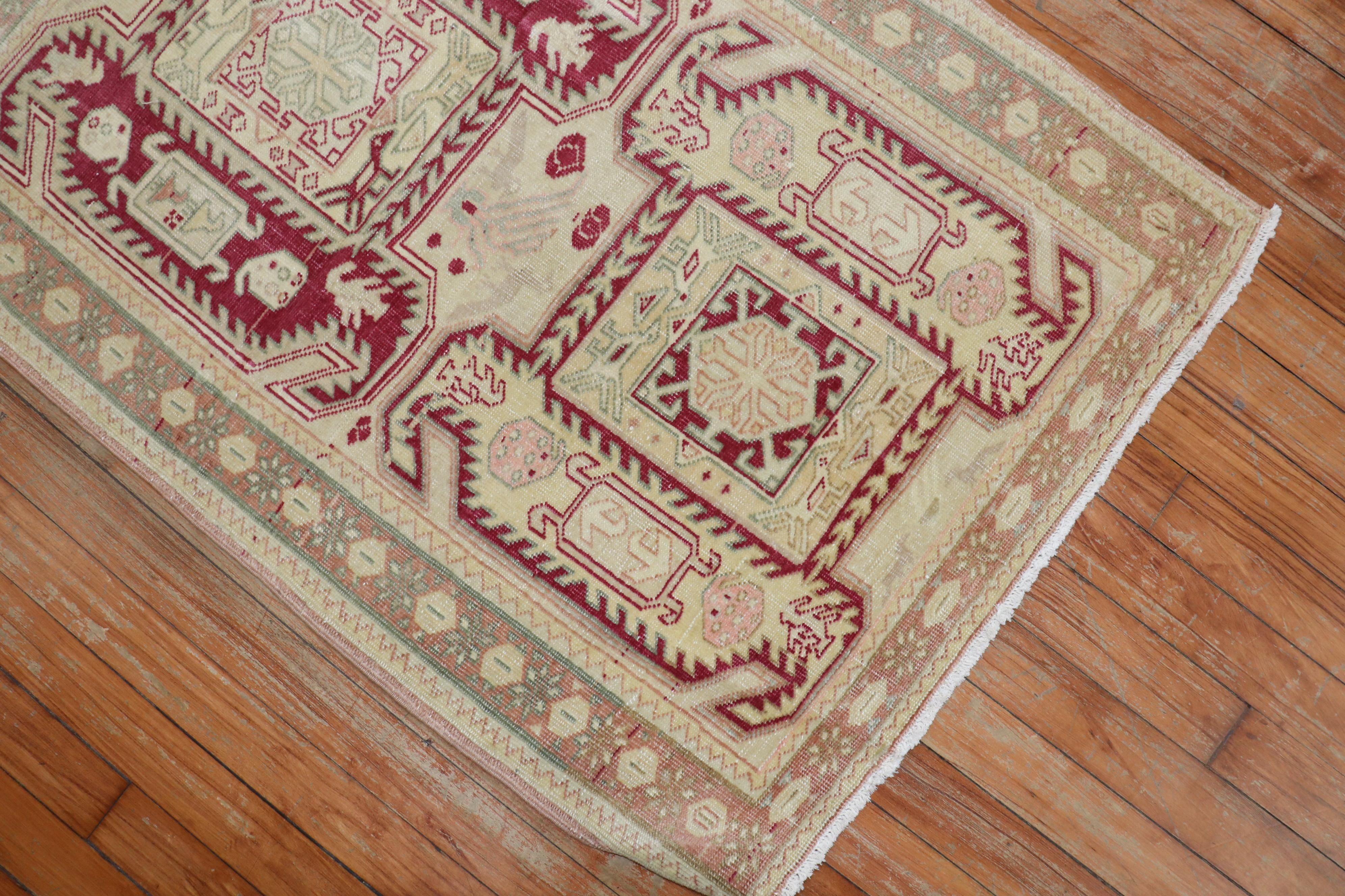 Zabihi Collection Pair of Turkish Anatolian Rugs For Sale 4