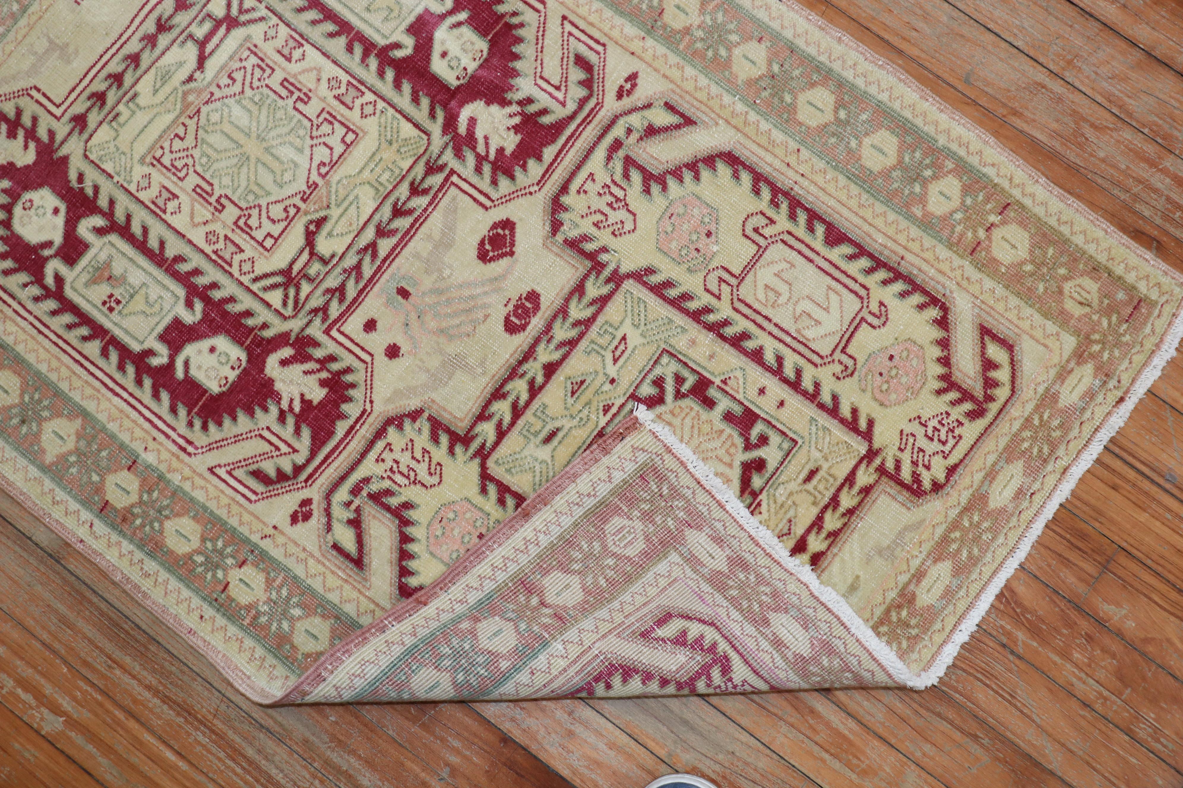 20th Century Zabihi Collection Pair of Turkish Anatolian Rugs For Sale