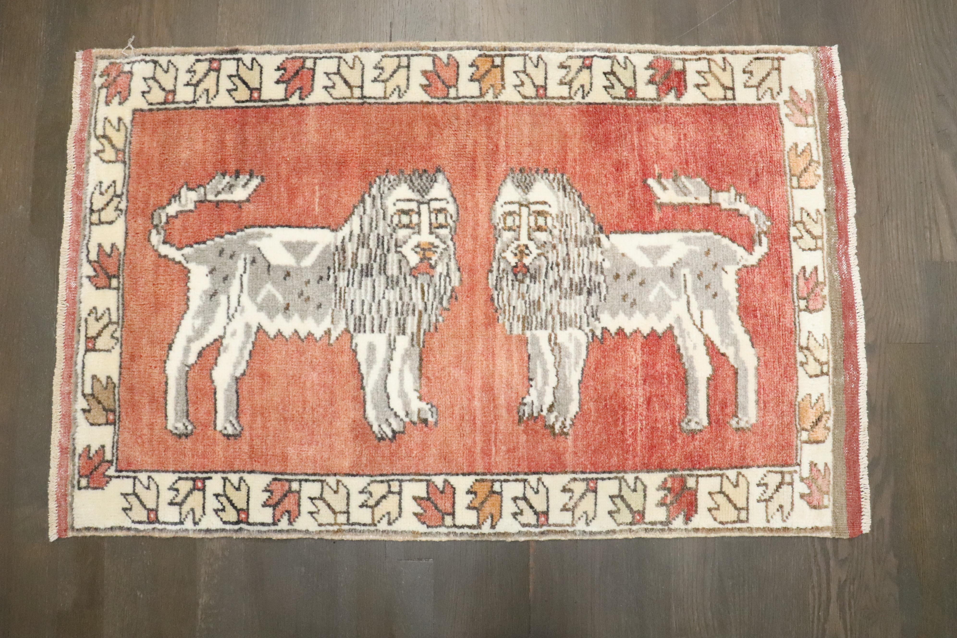 Arte popolare Coppia di tappeti anatolici turchi d'epoca della collezione Zabihi in vendita