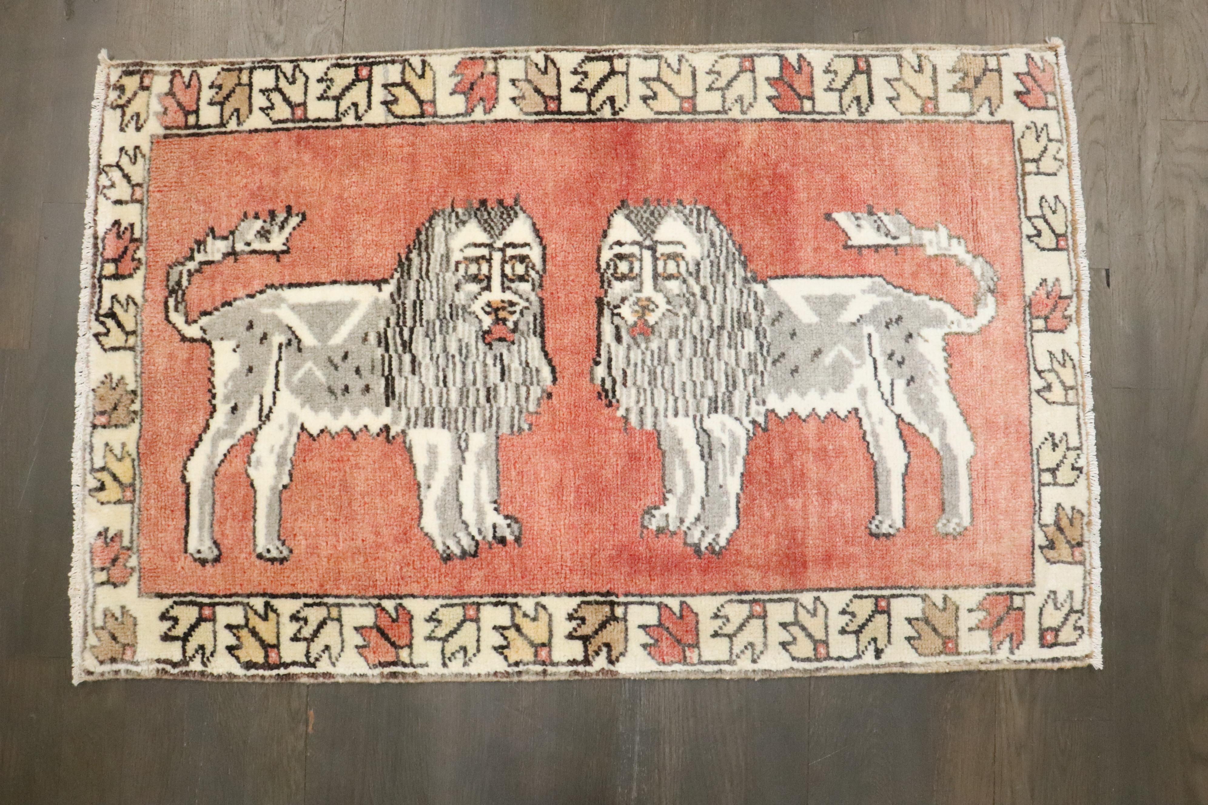 Turco Coppia di tappeti anatolici turchi d'epoca della collezione Zabihi in vendita