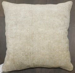 Zabihi Collection Pale Vintage Türkisch Oushak Rug Pillow