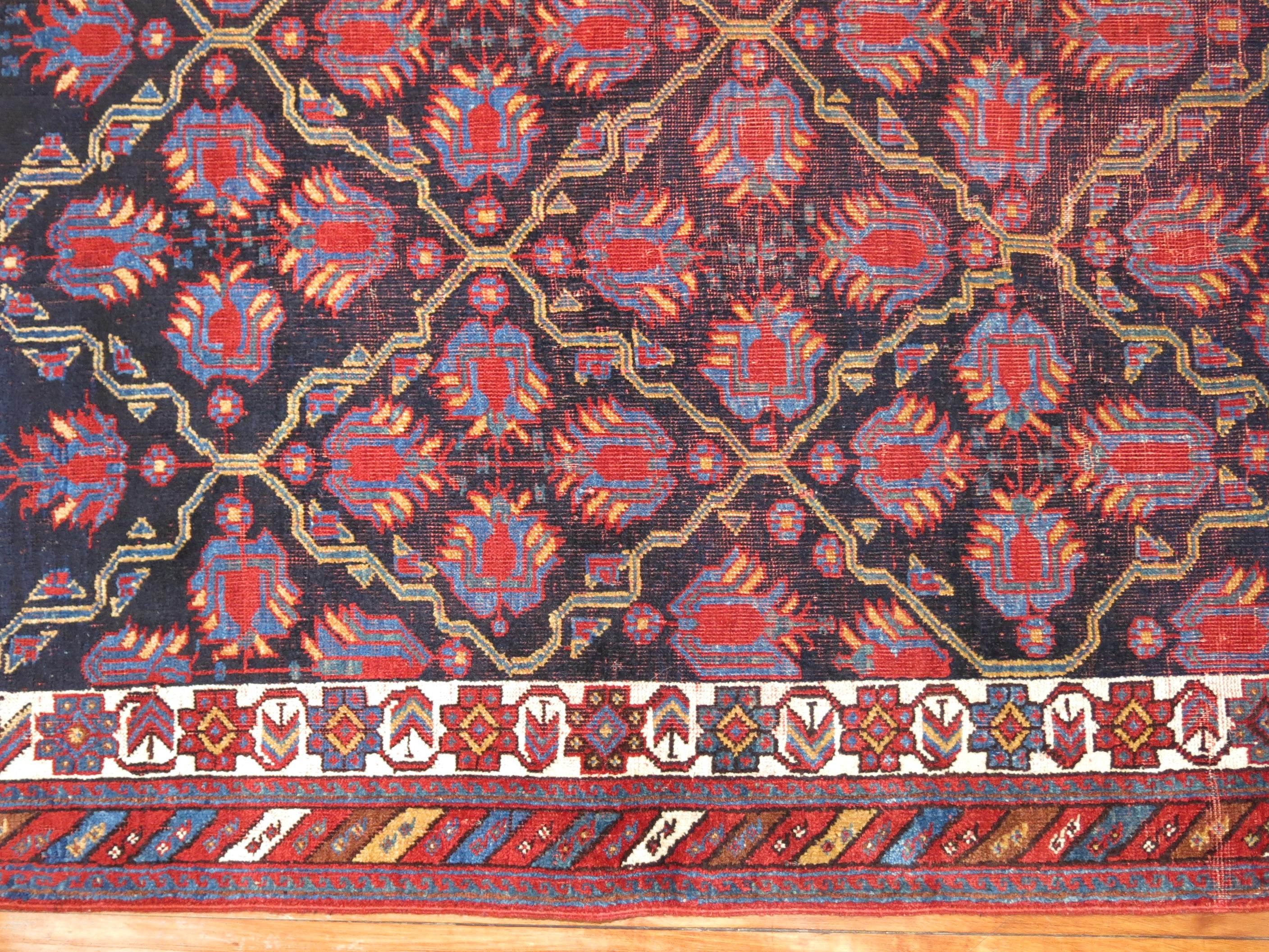 Zabihi Collection Persischer Afshar-Teppich (Handgewebt) im Angebot