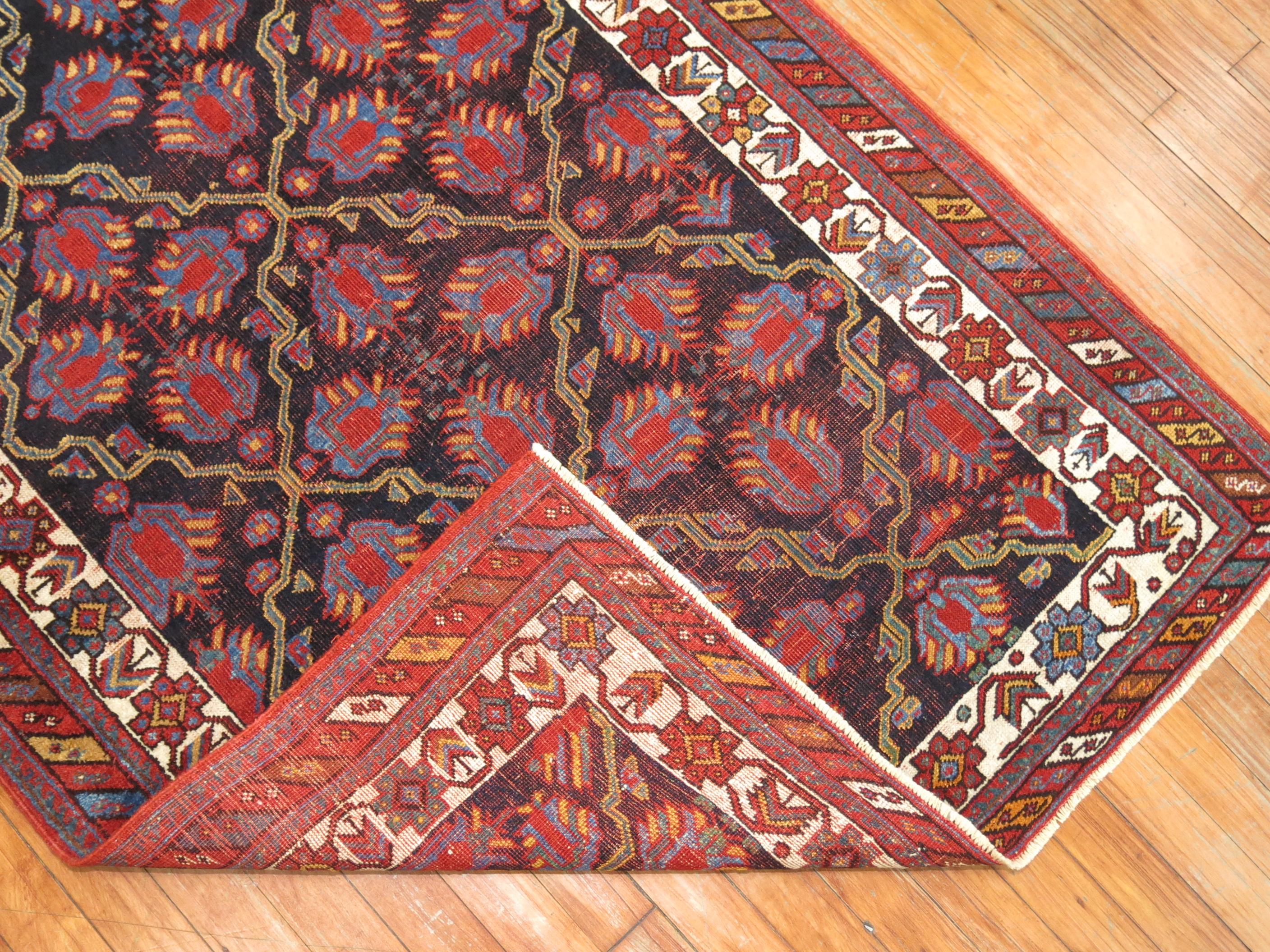 Zabihi Collection Persischer Afshar-Teppich im Zustand „Gut“ im Angebot in New York, NY