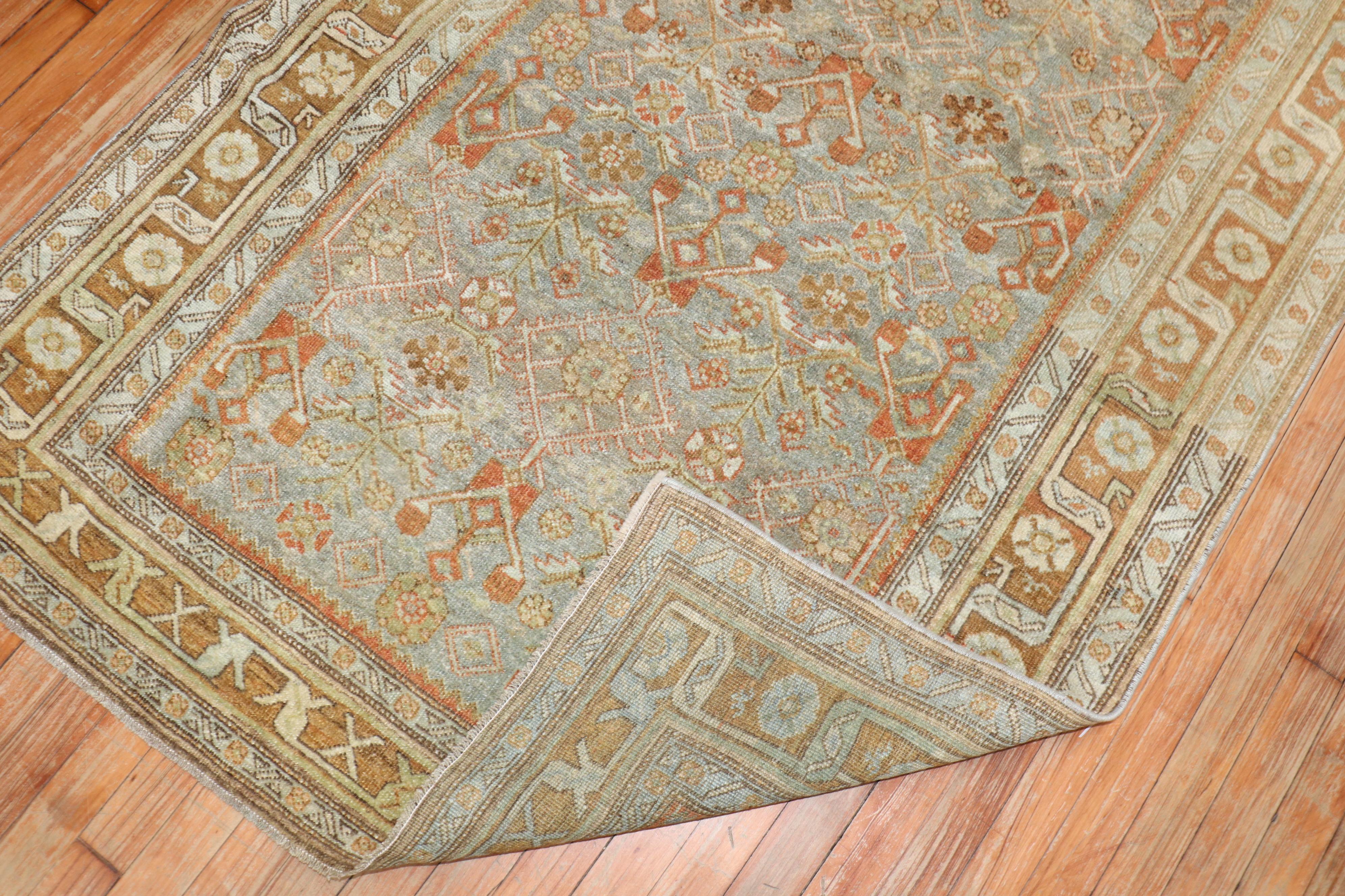 Noué à la main Petit tapis persan ancien Bidjar Accent Collection Zabihi en vente