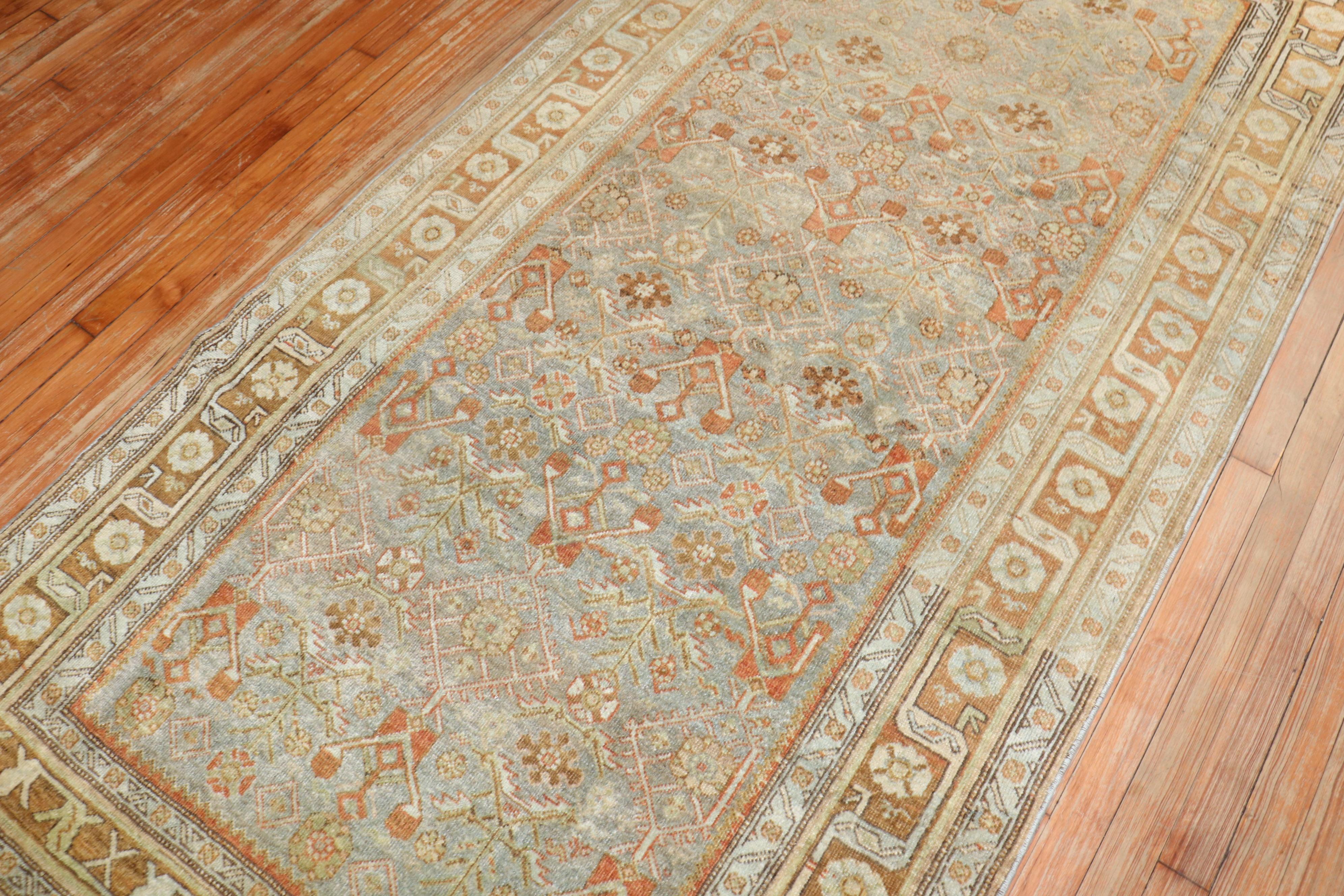 Laine Petit tapis persan ancien Bidjar Accent Collection Zabihi en vente