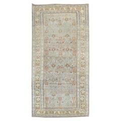 Zabihi Collection Persian Antique Bidjar Accent Small Rug