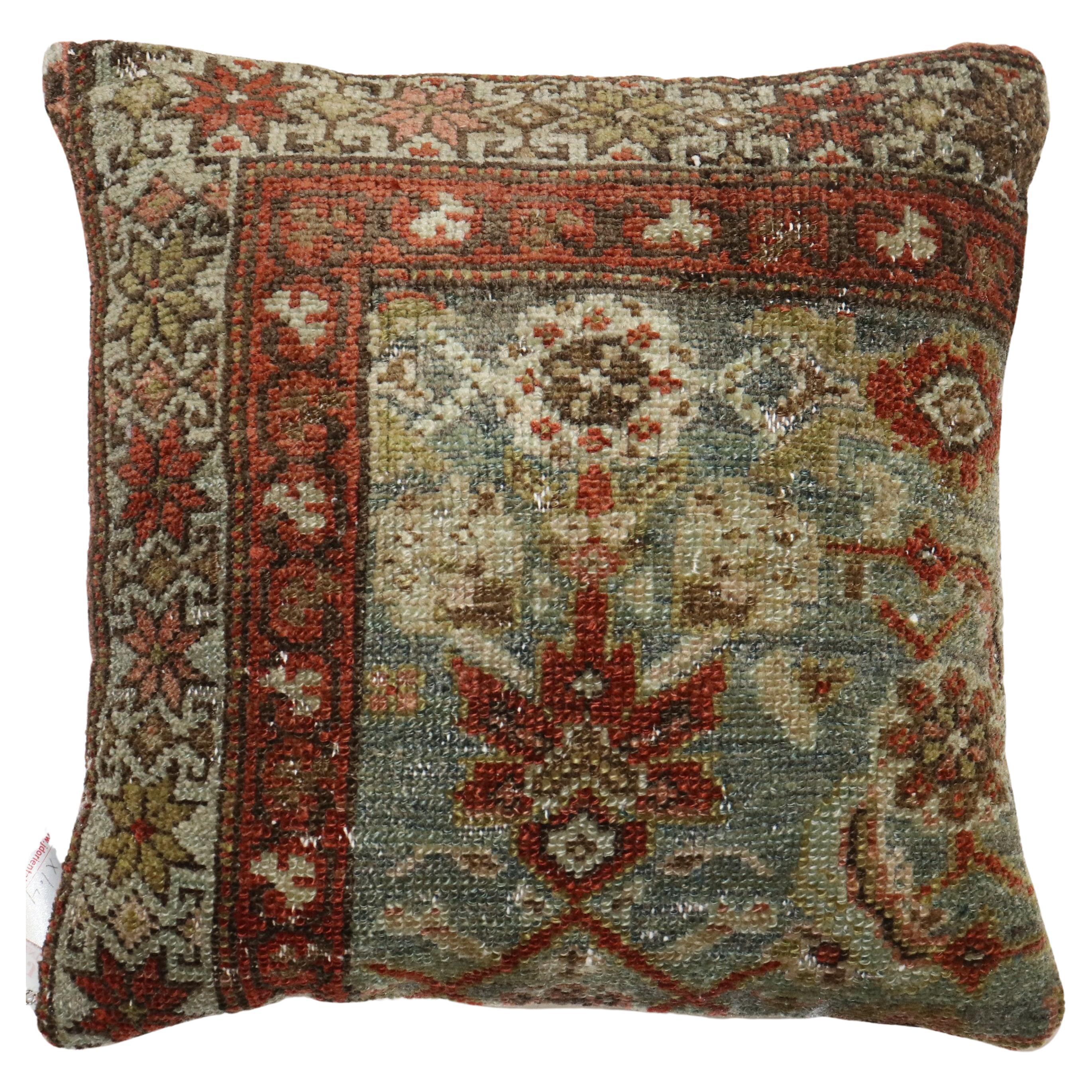 Zabihi Collection Persian Antique Rug Pillow