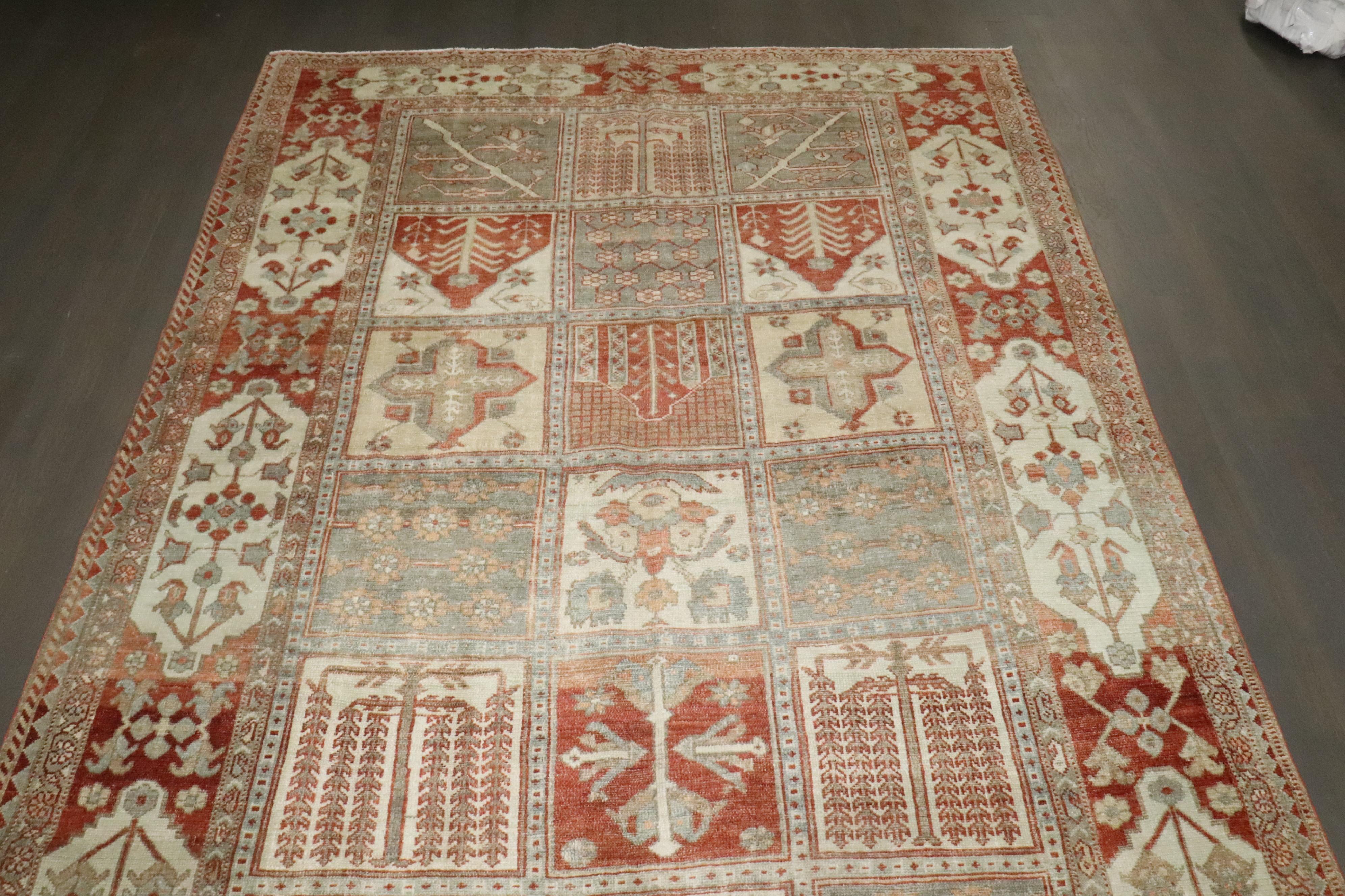 20ième siècle Tapis de couloir galerie persan Bakhtiari de la collection Zabihi en vente