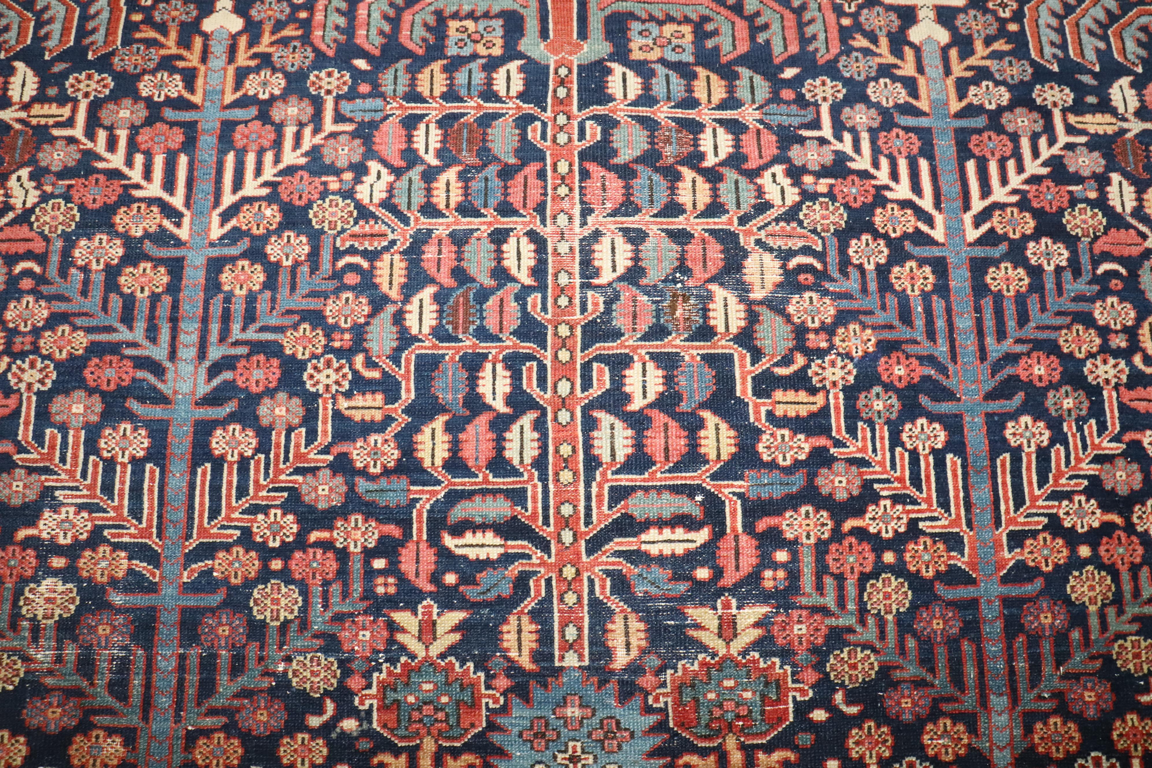 Lana Tappeto Zabihi Collection Persian Bakshaish Tree of Life Dimensione Camera in vendita