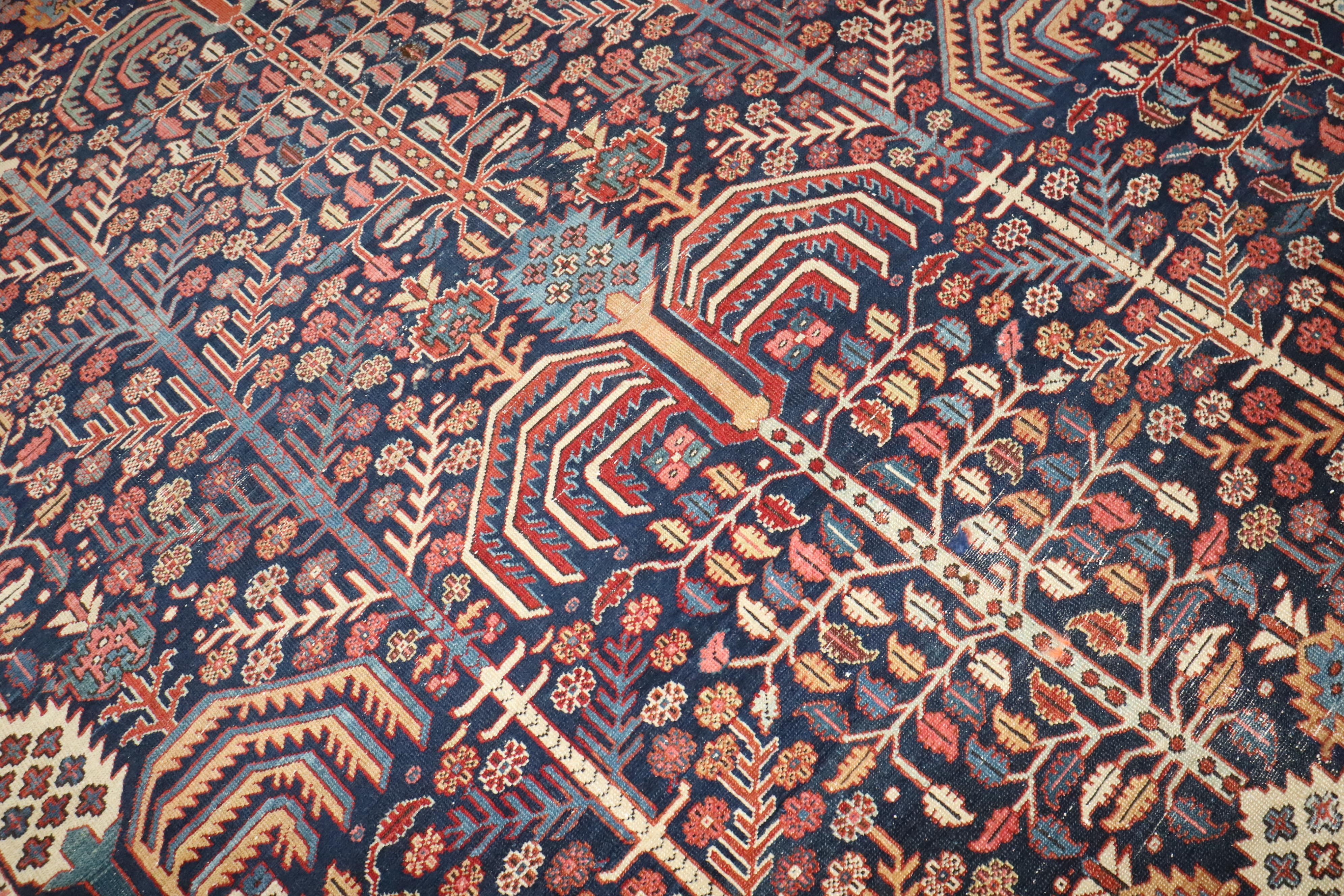 Tappeto Zabihi Collection Persian Bakshaish Tree of Life Dimensione Camera in vendita 1