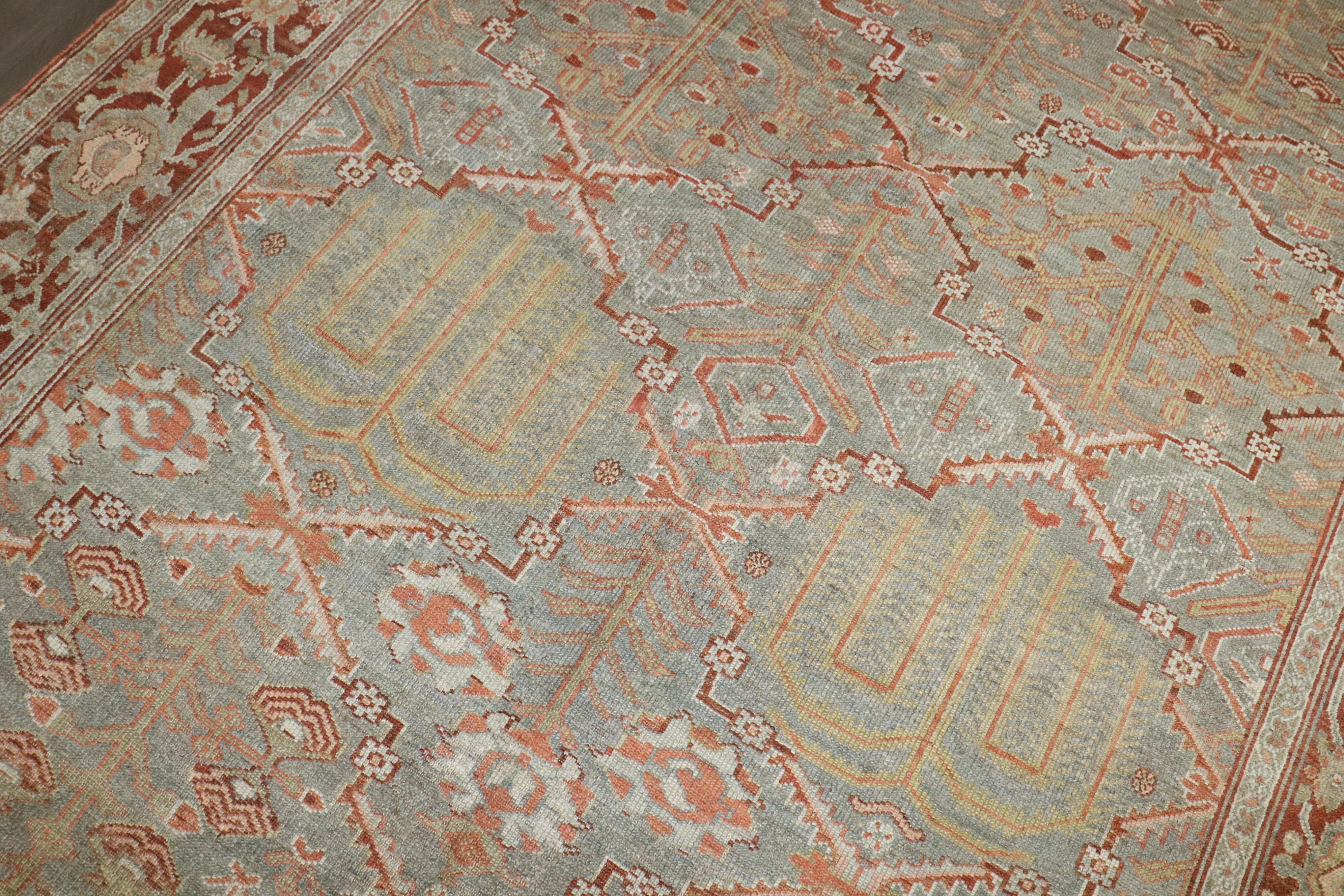 Zabihi Kollektion Persischer Bibikabad Corridor Weidenbaum Corridor Größe Teppich (20. Jahrhundert) im Angebot