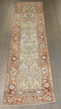 Zabihi Collection Persian Bidjar Antique Runner