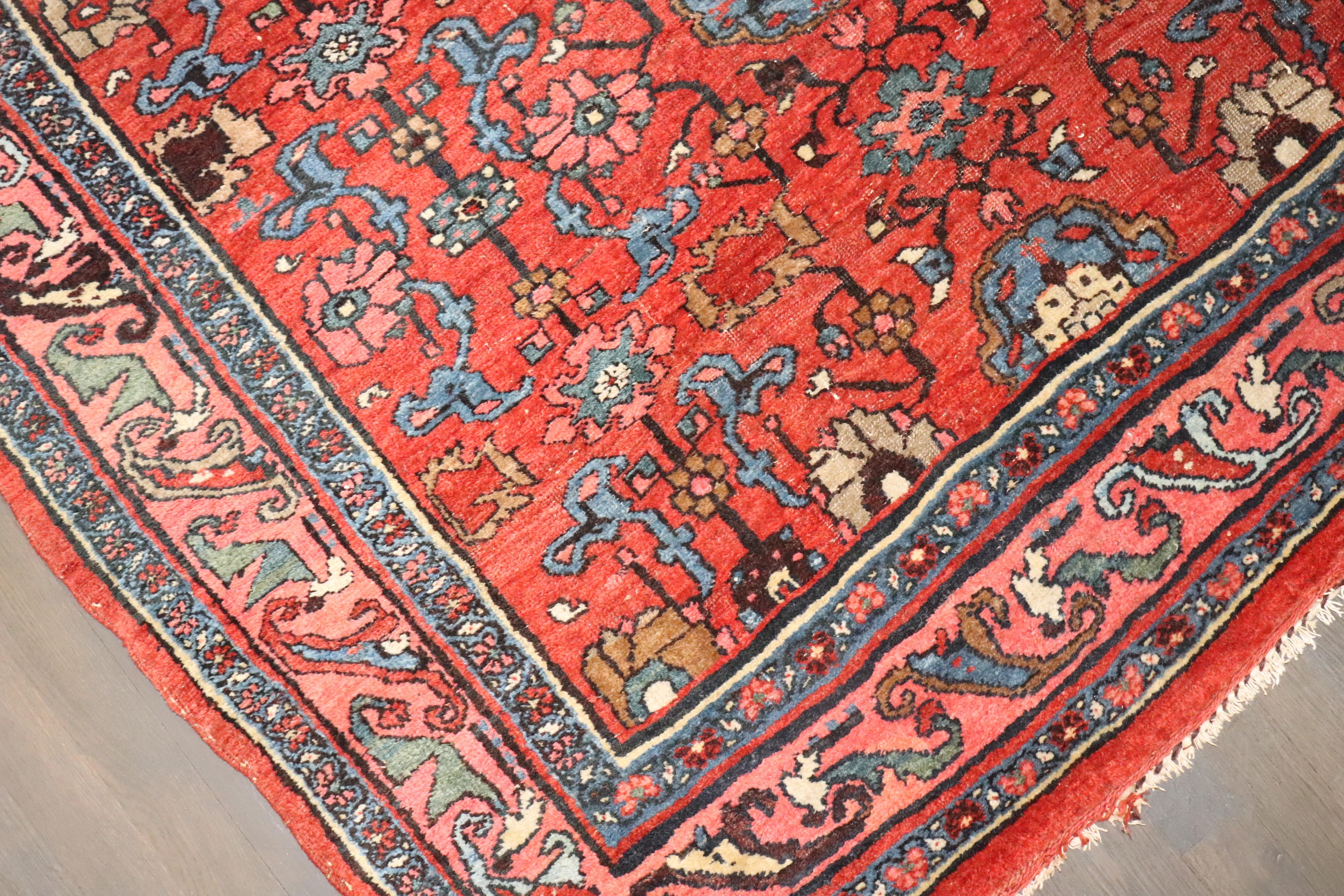 Tappeto persiano Bidjar Red Accent Size della collezione Zabihi in vendita 2