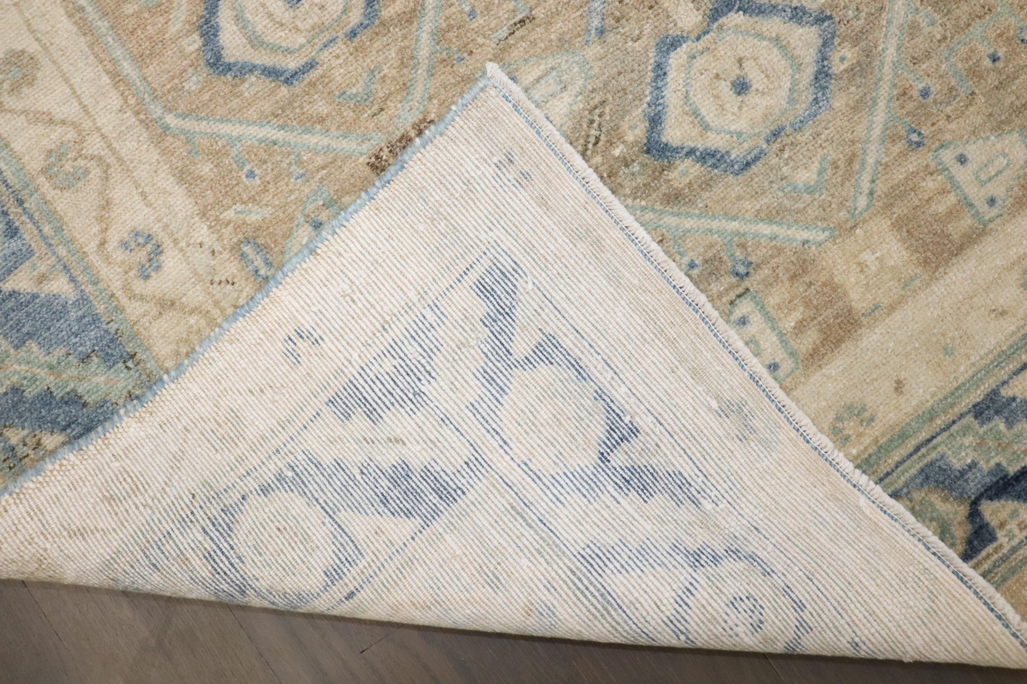 Zabihi Kollektion Persischer Hamedan Neutralfarbener Teppich im Angebot 4