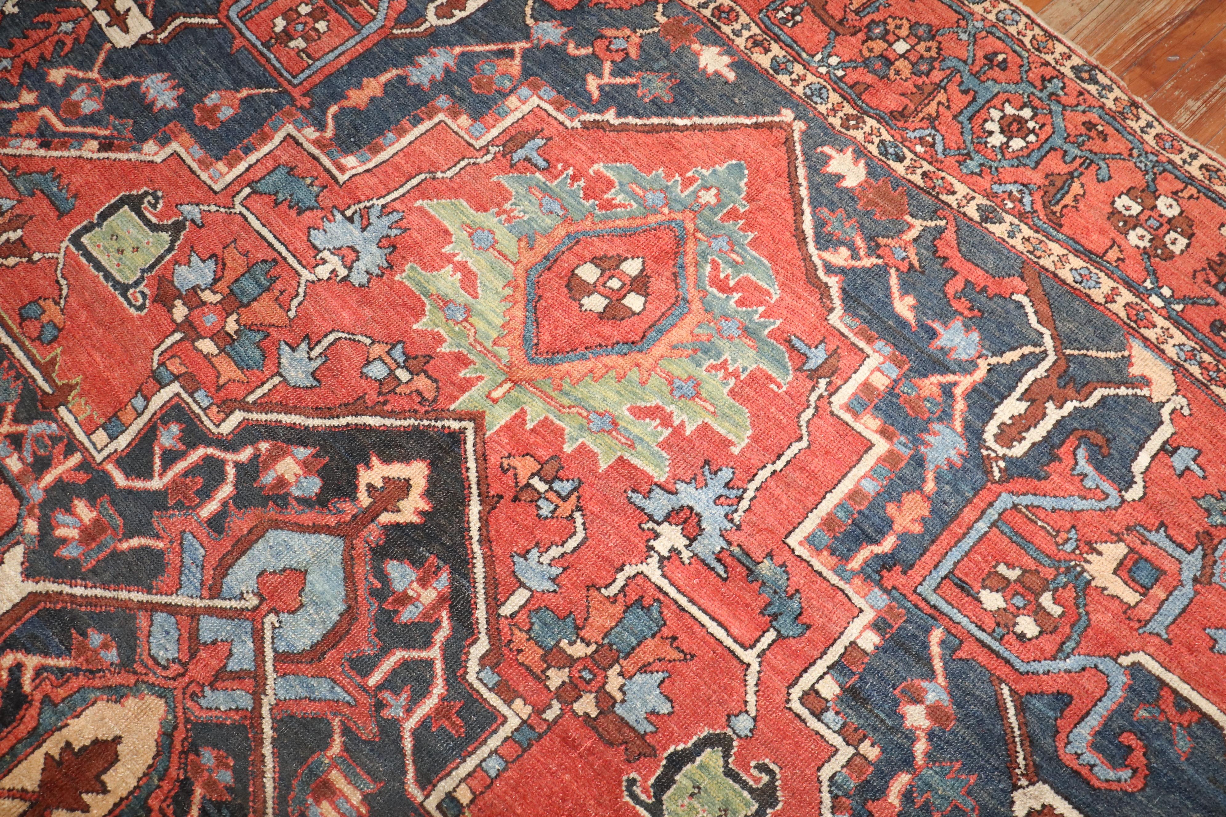 Tapis persan Heriz 10' x 14' Collection Zabihi en vente 10