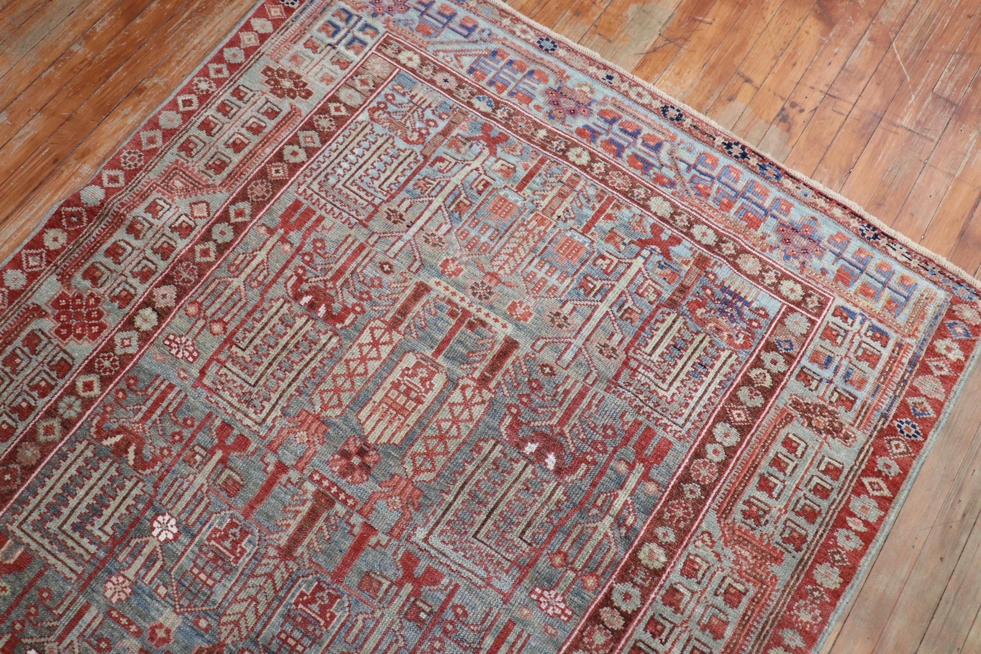 Zabihi Collection Persisch Kurd Gallery SIze Teppich (Wolle) im Angebot