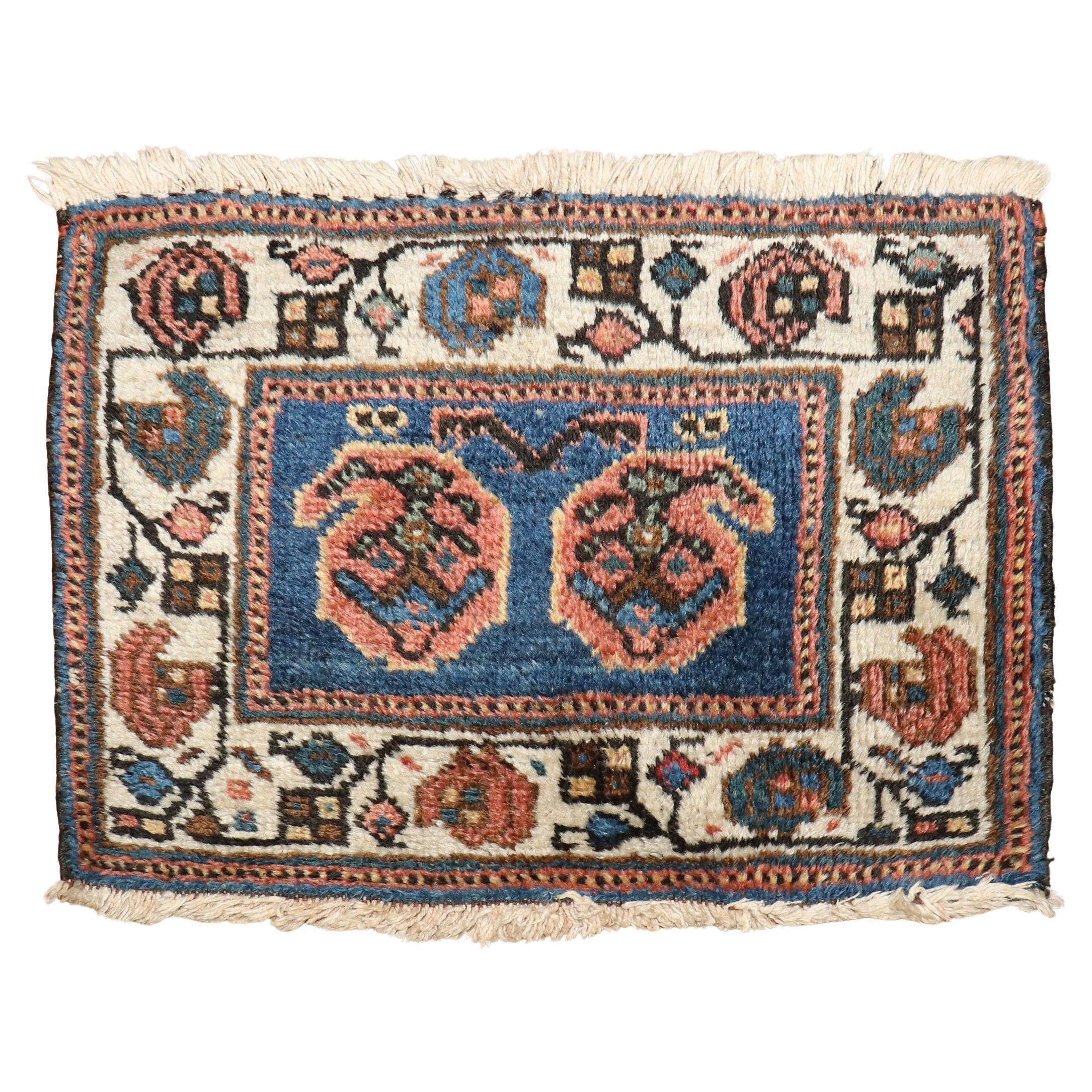 Zabihi Collection Persian Kurd Mini Rug