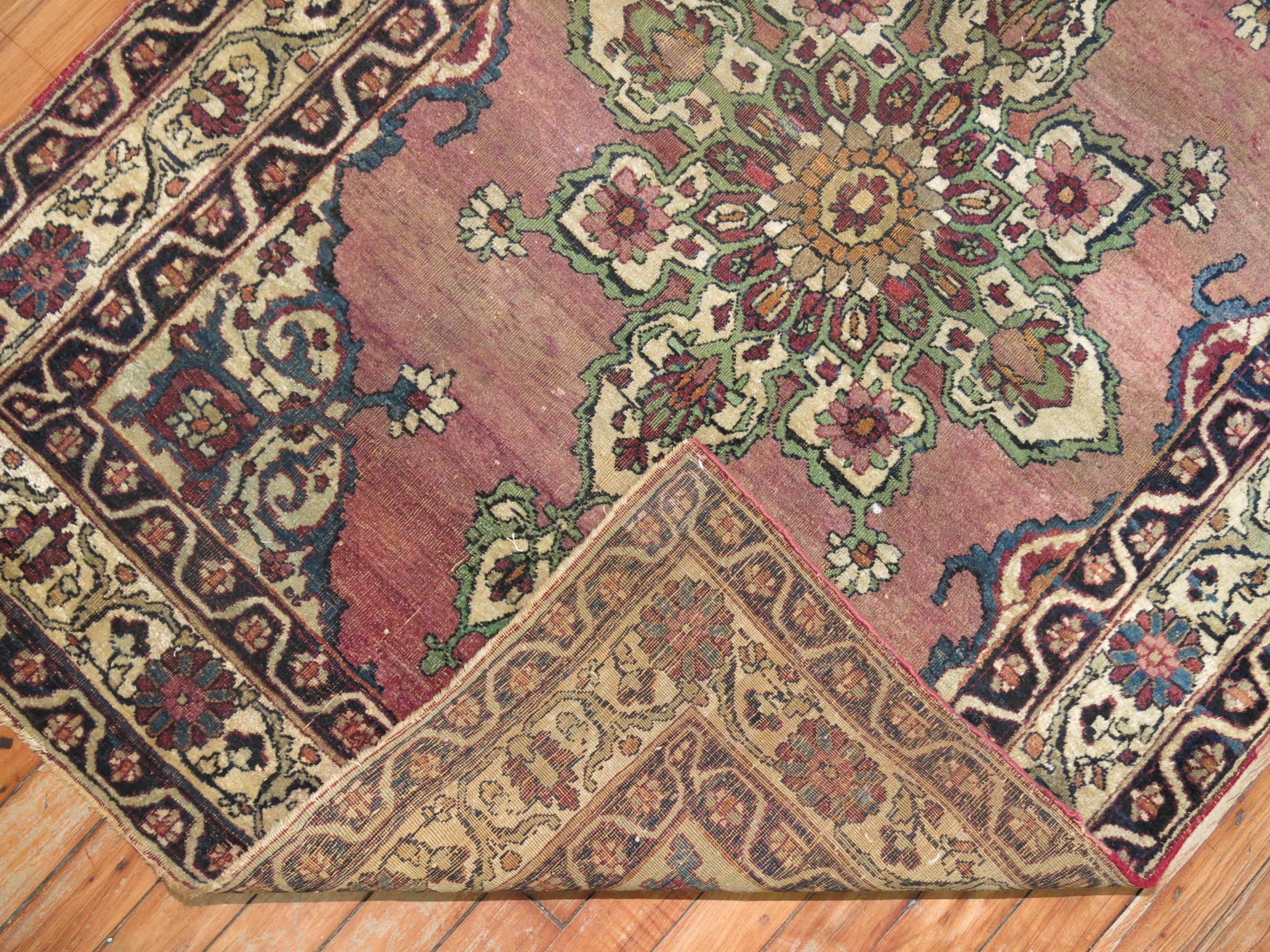  a Purple Color Persian Lavar Kerman Rug - circa 1920

Details
rug no.	j1500
size	3' 3