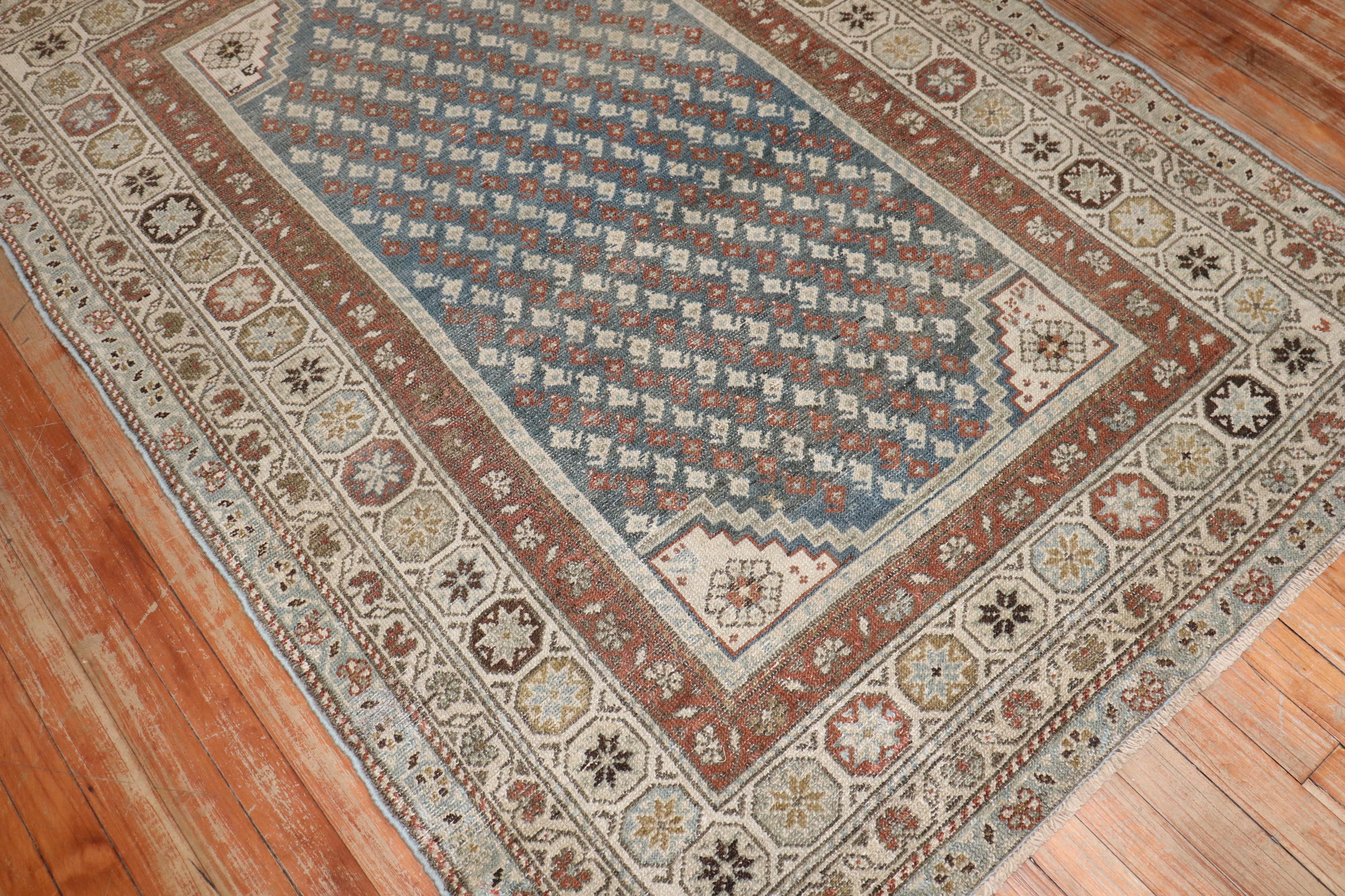 Annodato a mano Tappeto d'accento persiano Malayer della Collection'S in vendita