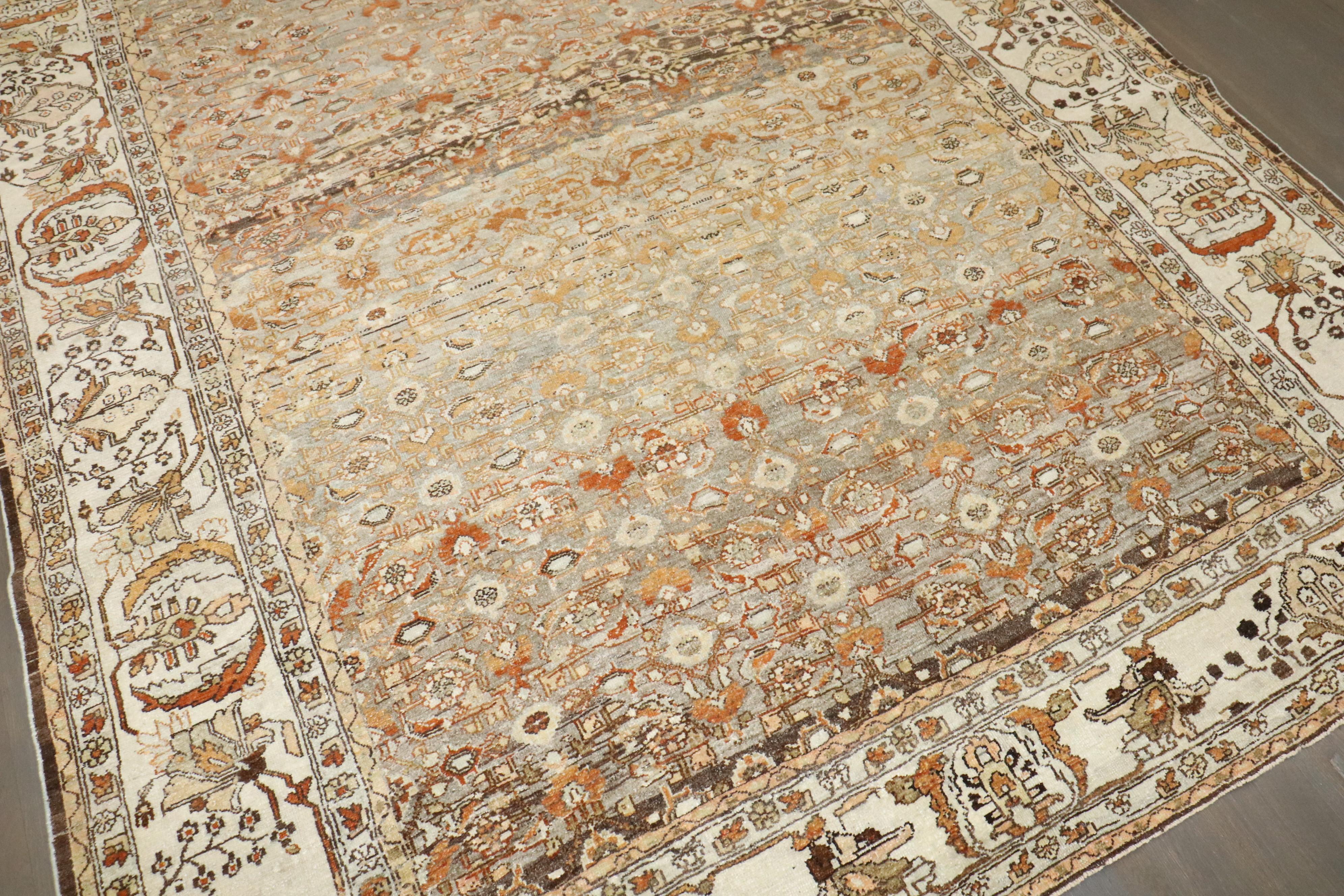 Colección Zabihi Alfombra Persa Malayer Antigua Tabriz en venta