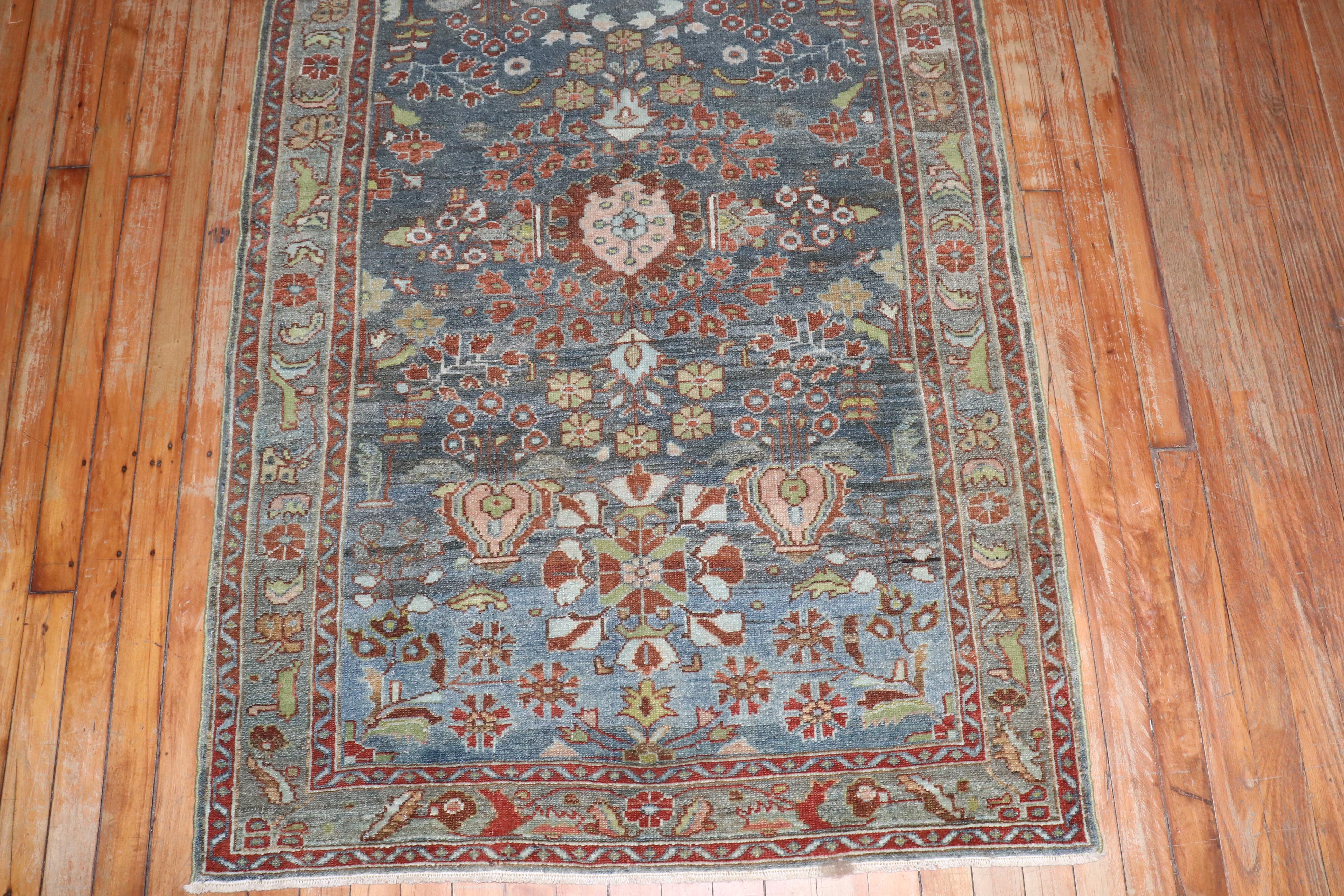Zabihi Collection Persian Malayer Antique Runner For Sale 6