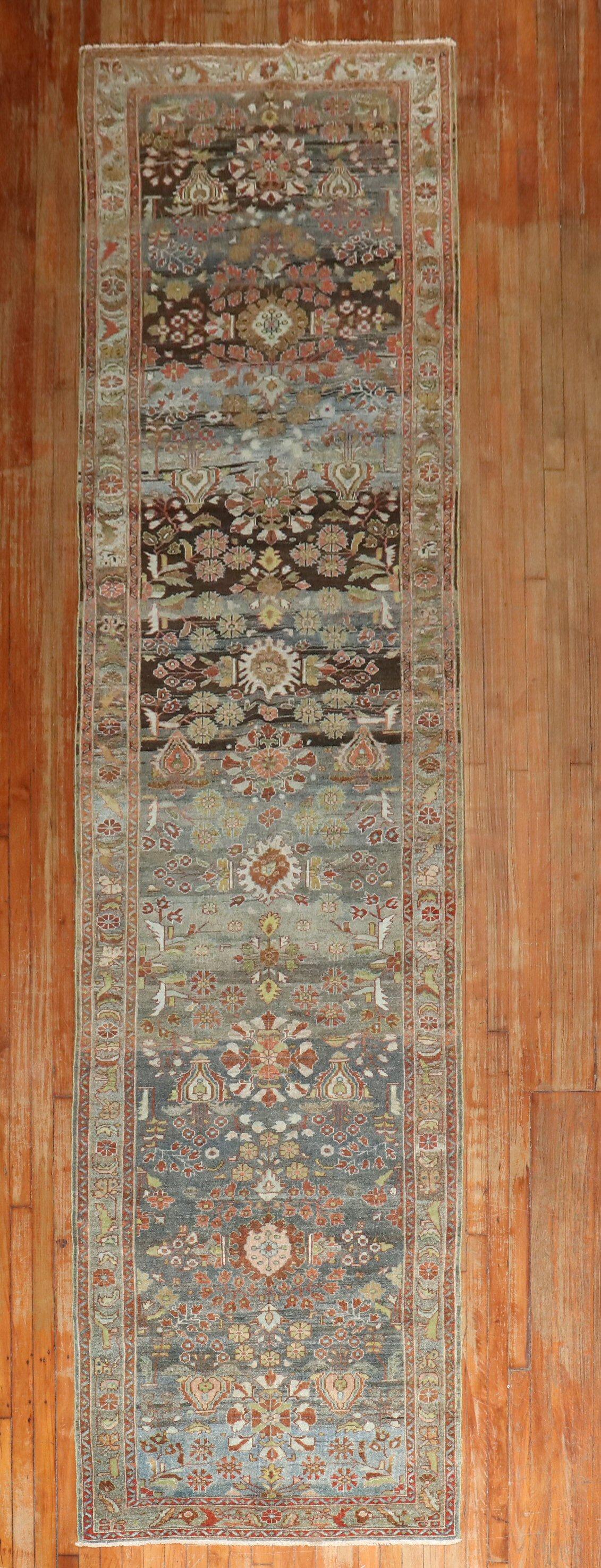 an early 20th century wide malayer runner

Details
rug no.	j3449
size	3' 5