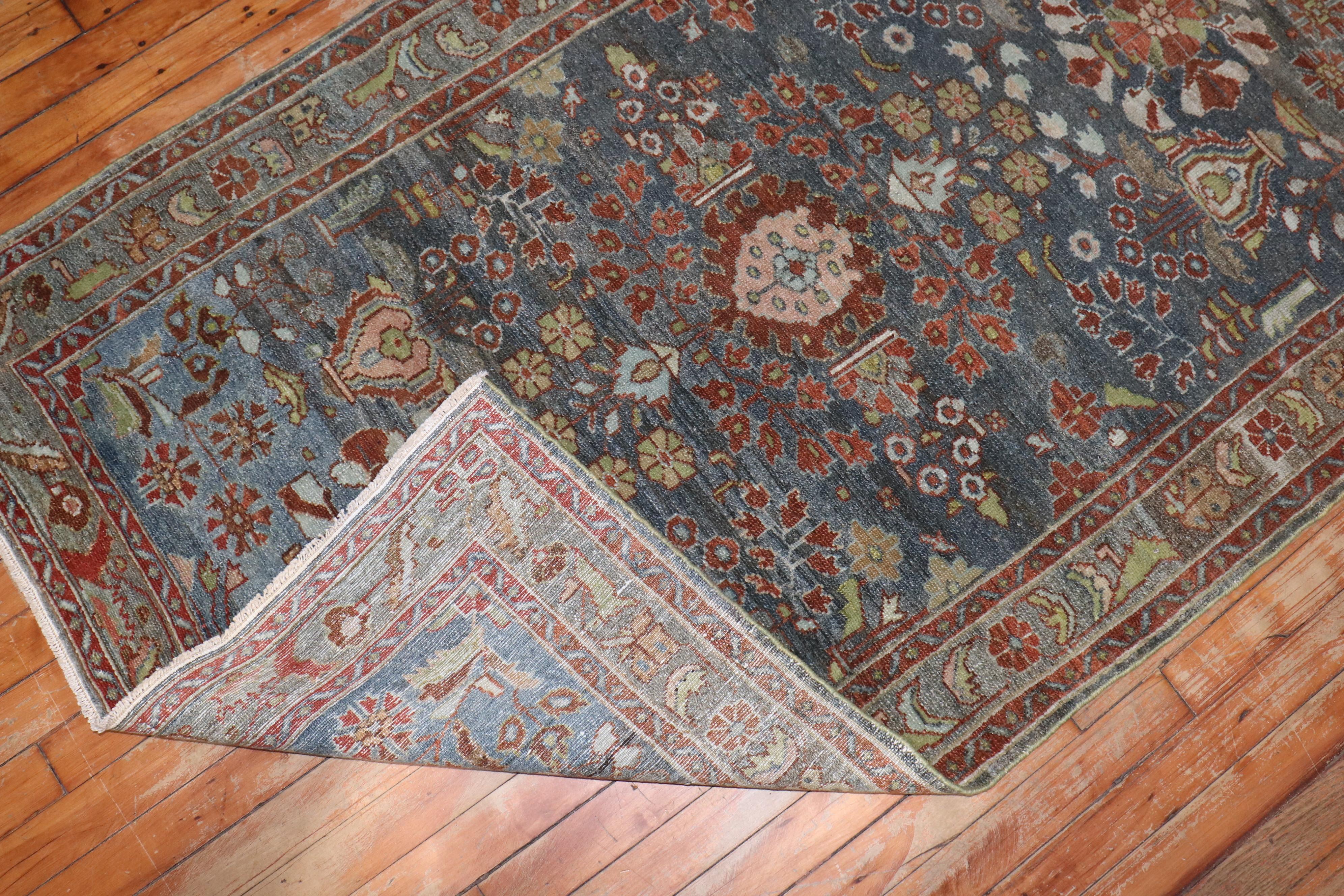 Zabihi Collection Persian Malayer Antique Runner For Sale 1