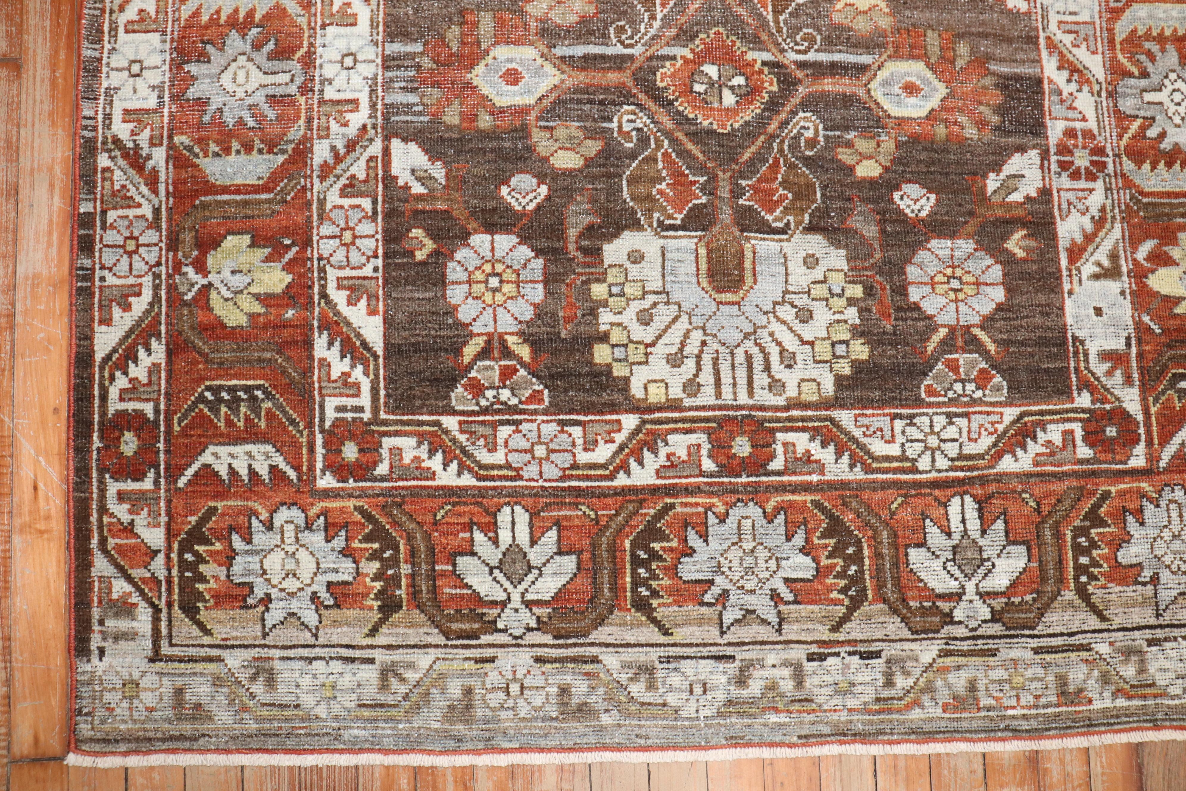 The Collective Persian Malayer Antique Wide Runner (Chemin de table large) Bon état - En vente à New York, NY