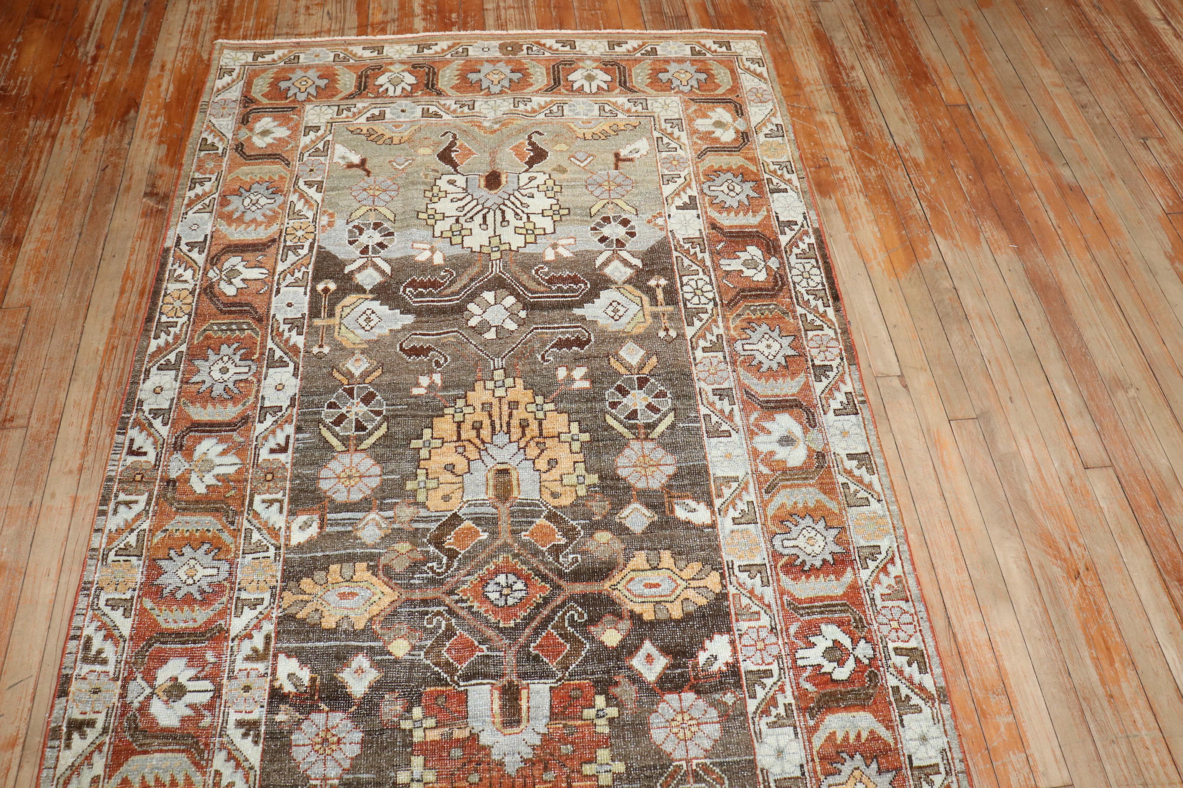 Laine The Collective Persian Malayer Antique Wide Runner (Chemin de table large) en vente