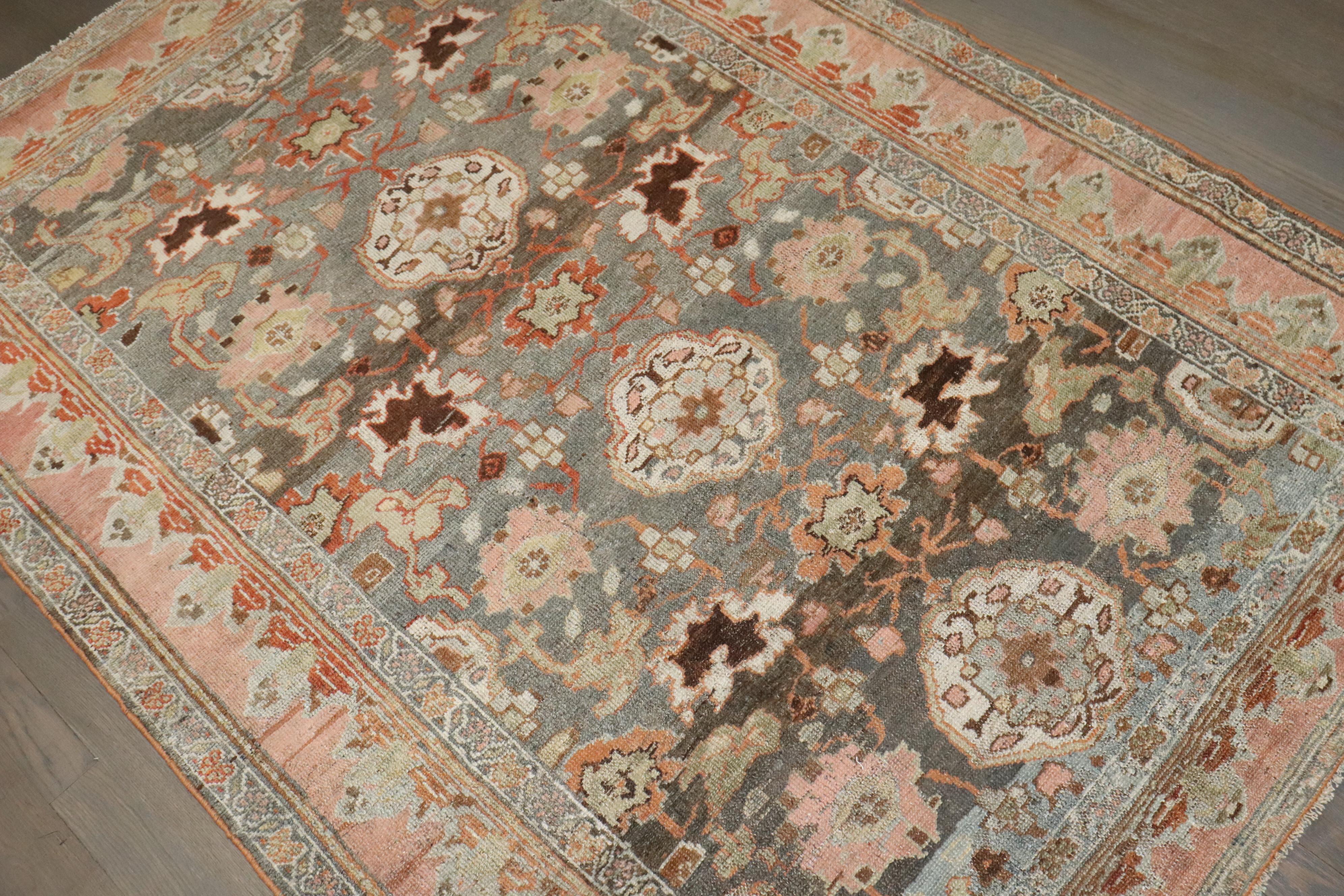 Zabihi Collection Persischer Malayer Bibikabad Teppich (Wolle) im Angebot