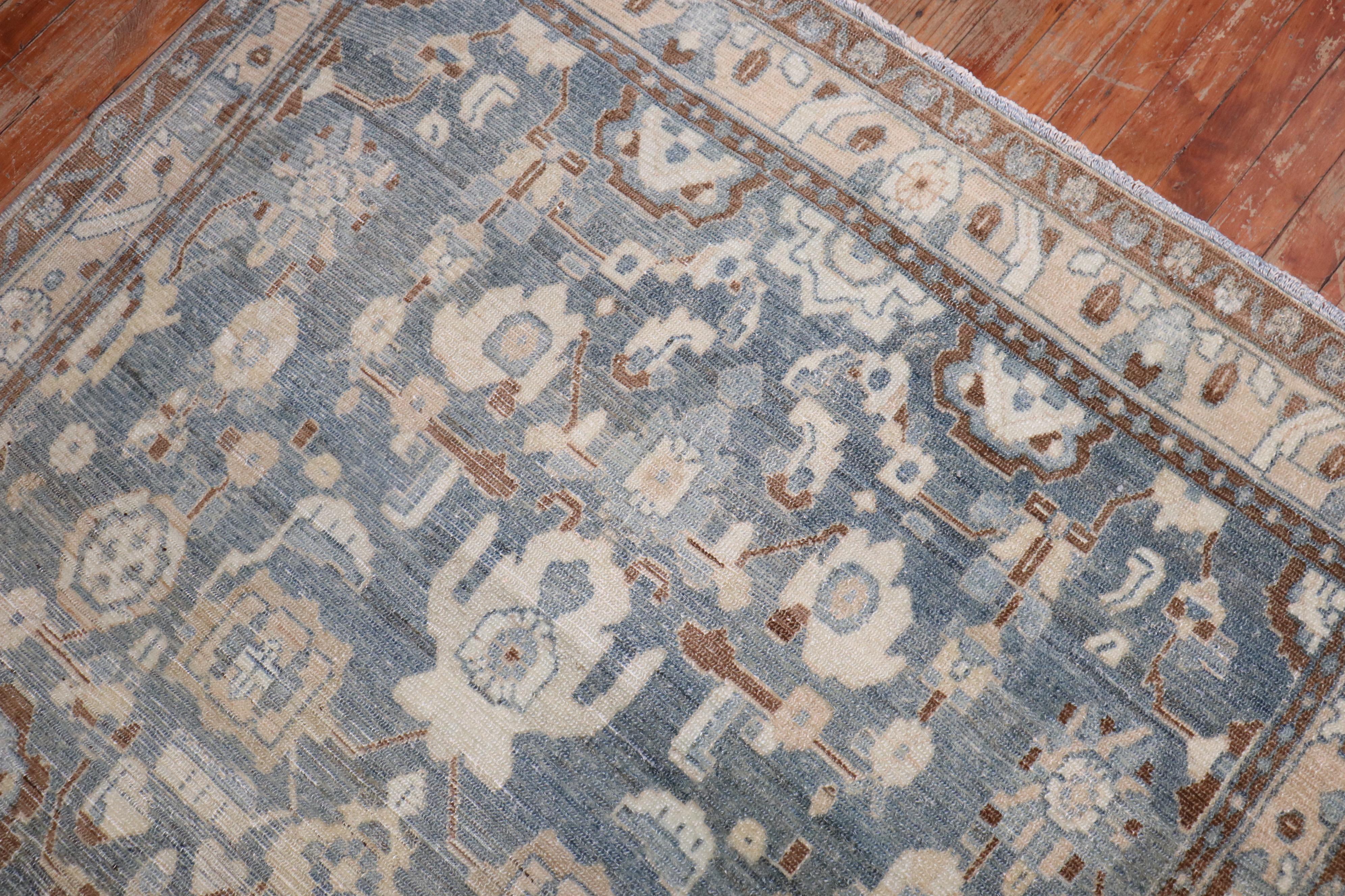 Persian Malayer Accent Rug in earth tones from the 2nd quarter of the 20th century

Details
rug no.	j3186
size	4' 6