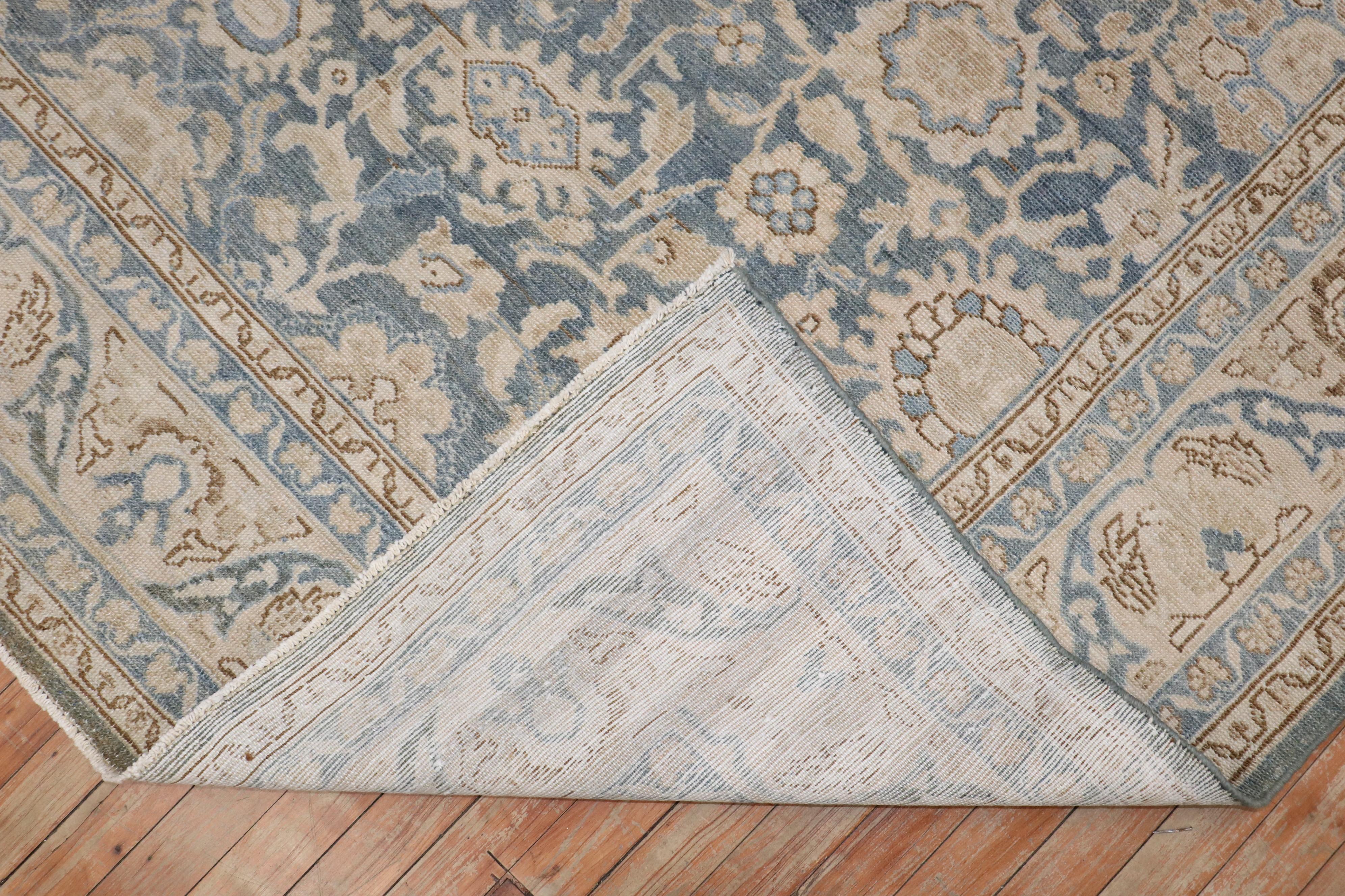 Zabihi Collection Persian Malayer Blue Small Room Size Rug In Good Condition For Sale In New York, NY
