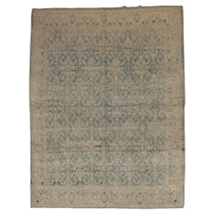 Zabihi Collection Persian Malayer Blue Tan Small Room Size Rug