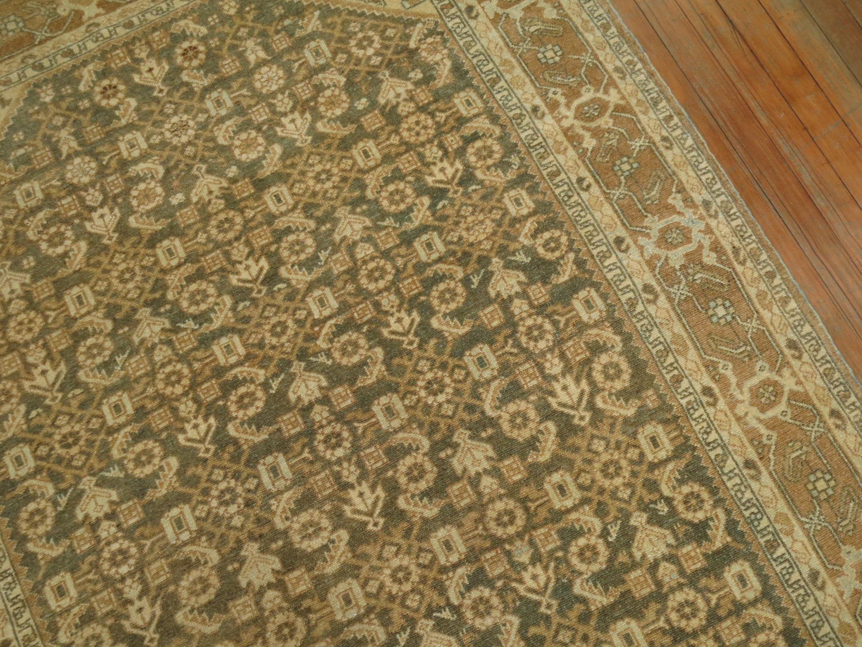 Persiano Tappeto persiano Malayer colore terra di Zabihi Collection'S in vendita