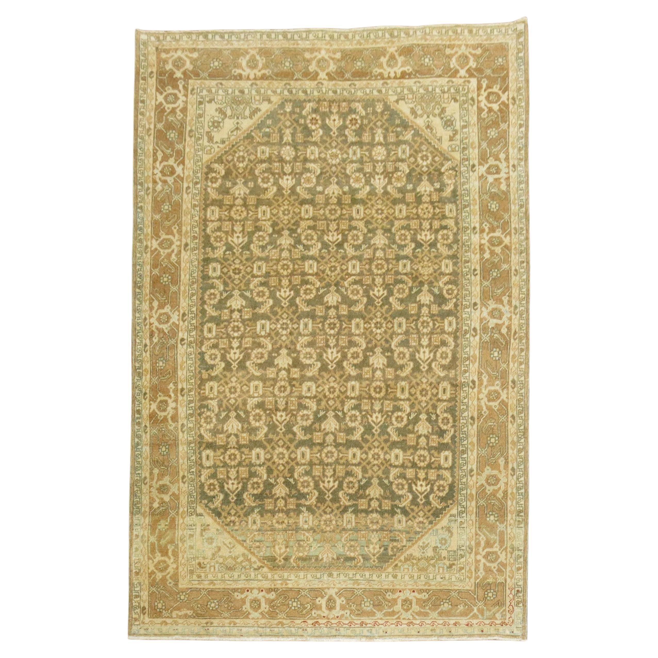 Tappeto persiano Malayer colore terra di Zabihi Collection'S