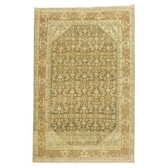 Zabihi Kollektion Persischer Malayer Teppich in Erdfarbe mit Akzent Größe