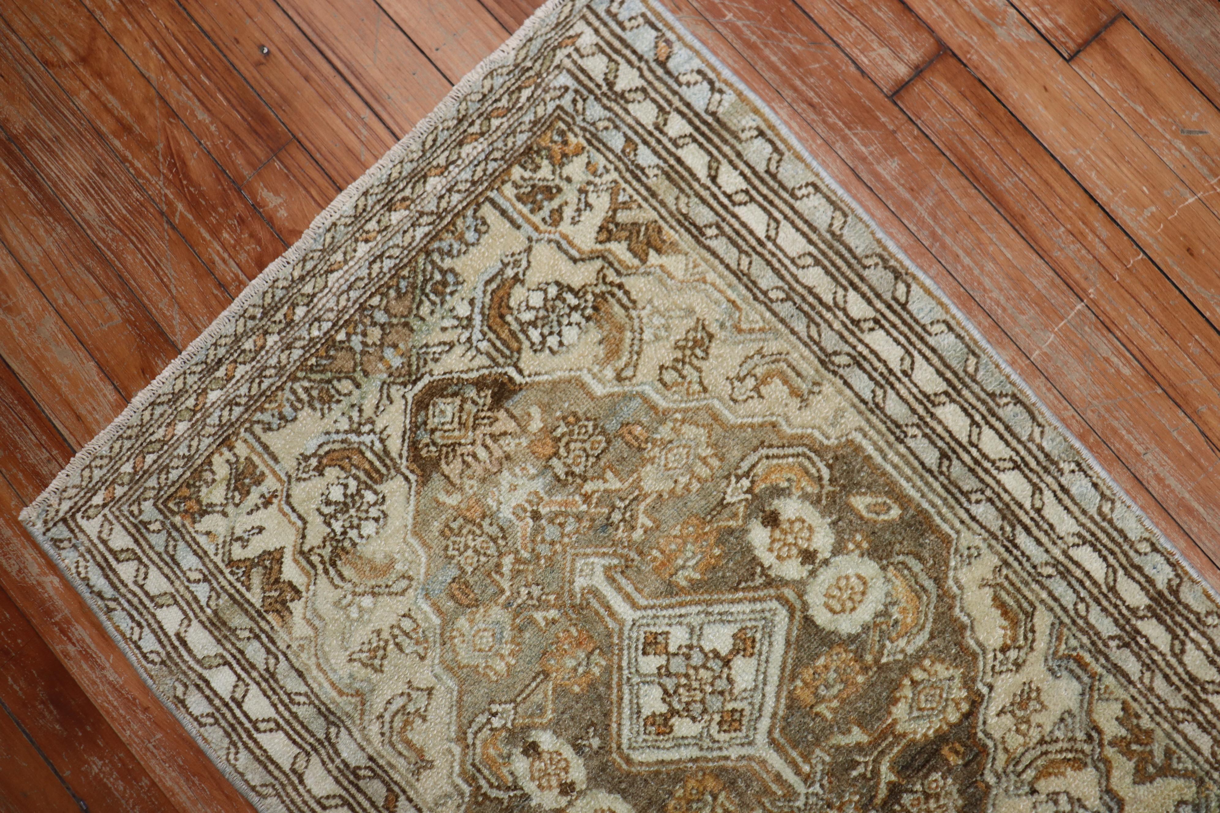 Zabihi Collection Persian Malayer Mini Rug For Sale 2